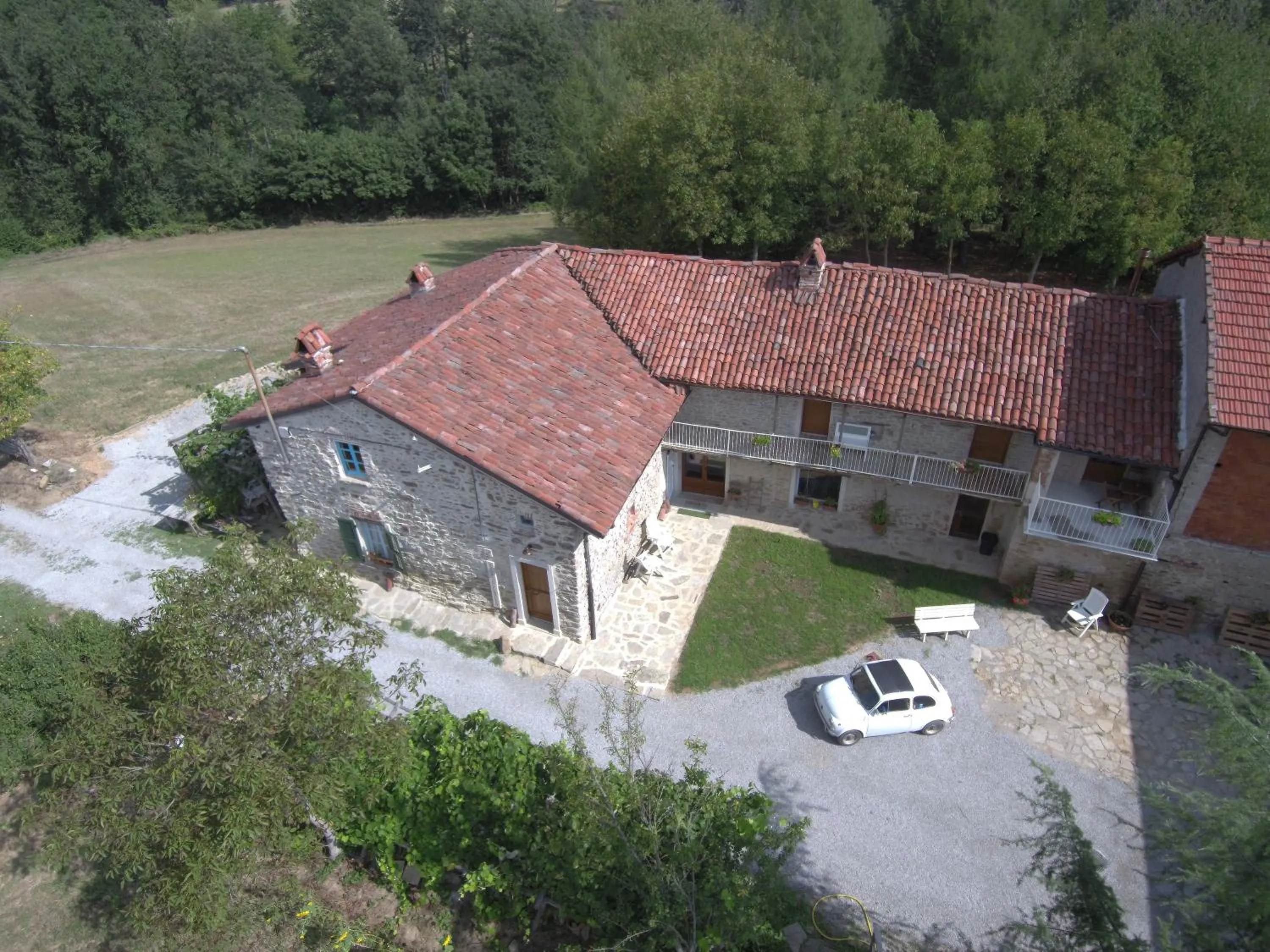 Bird's eye view in Cascina Boschetto