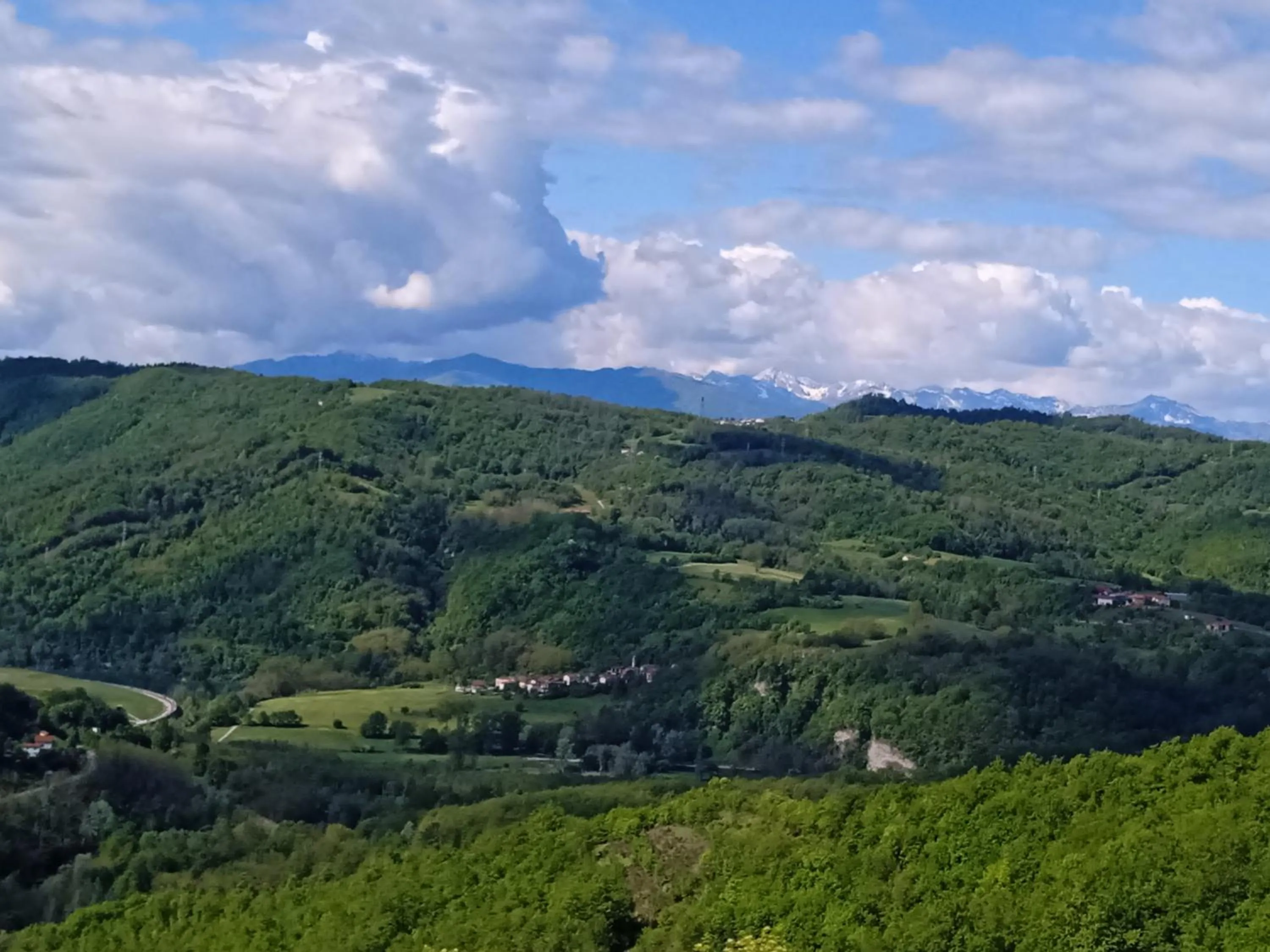 Natural landscape in Cascina Boschetto