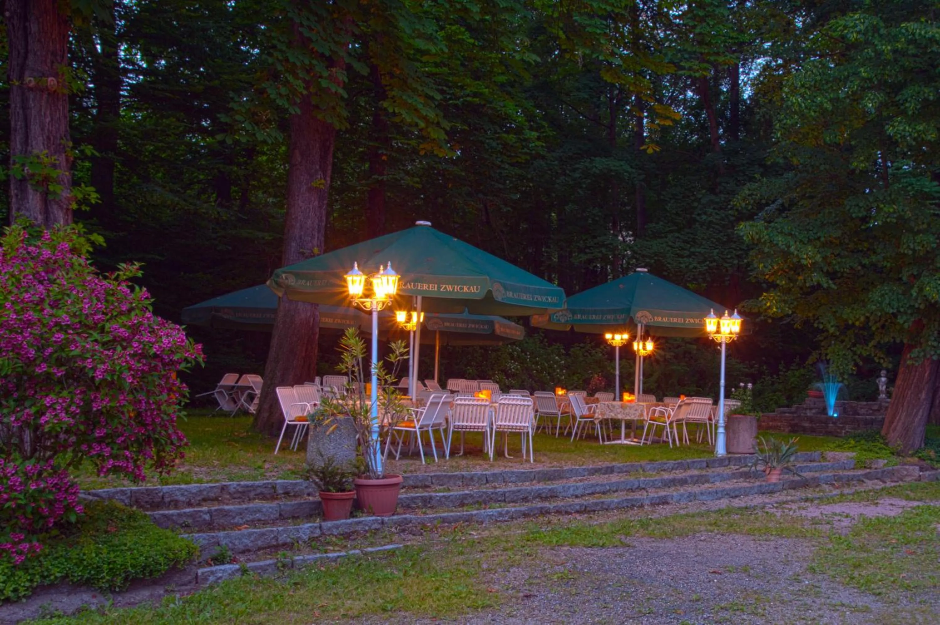 Garden in Hotel Park Eckersbach