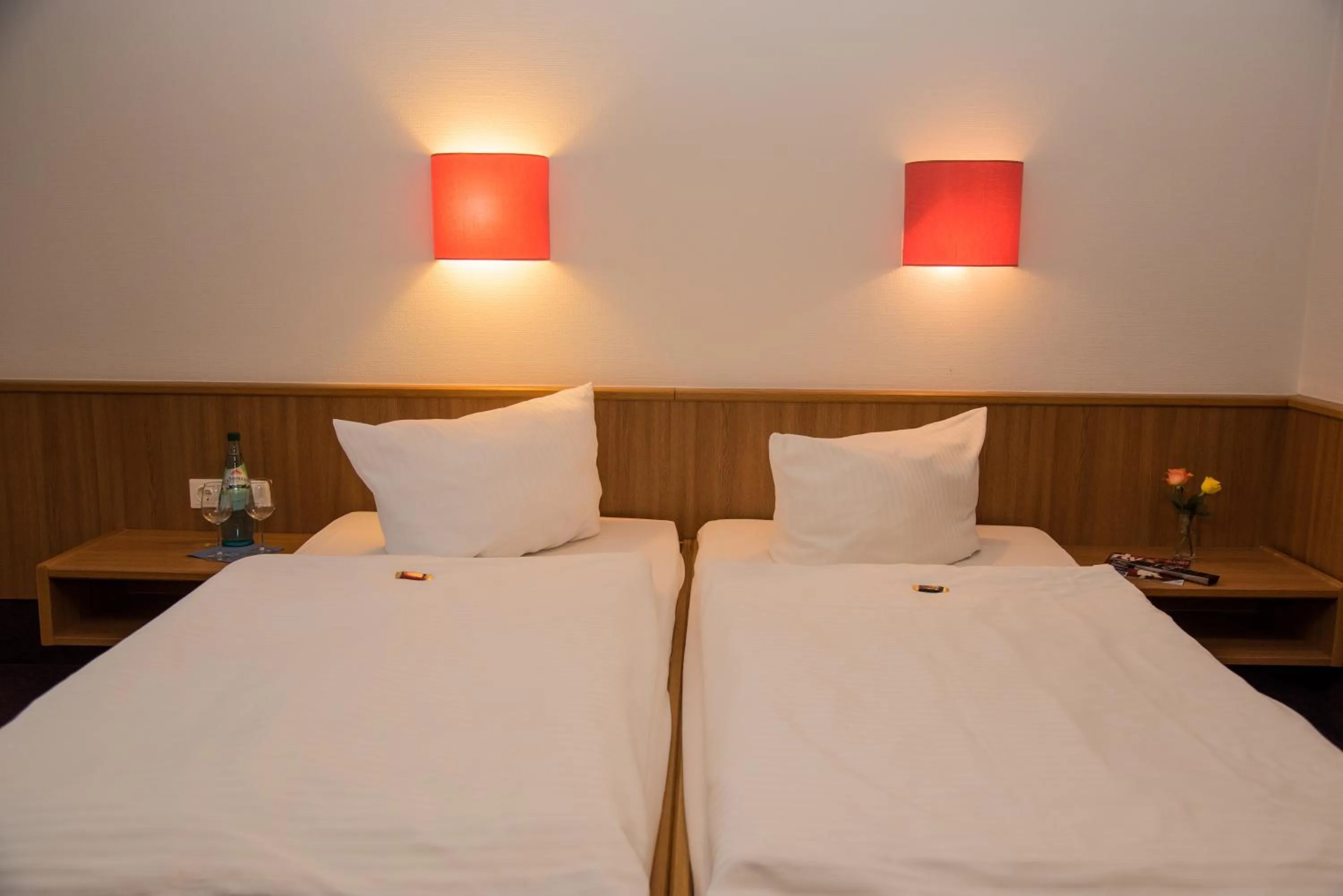 Decorative detail, Bed in Hotel Park Eckersbach