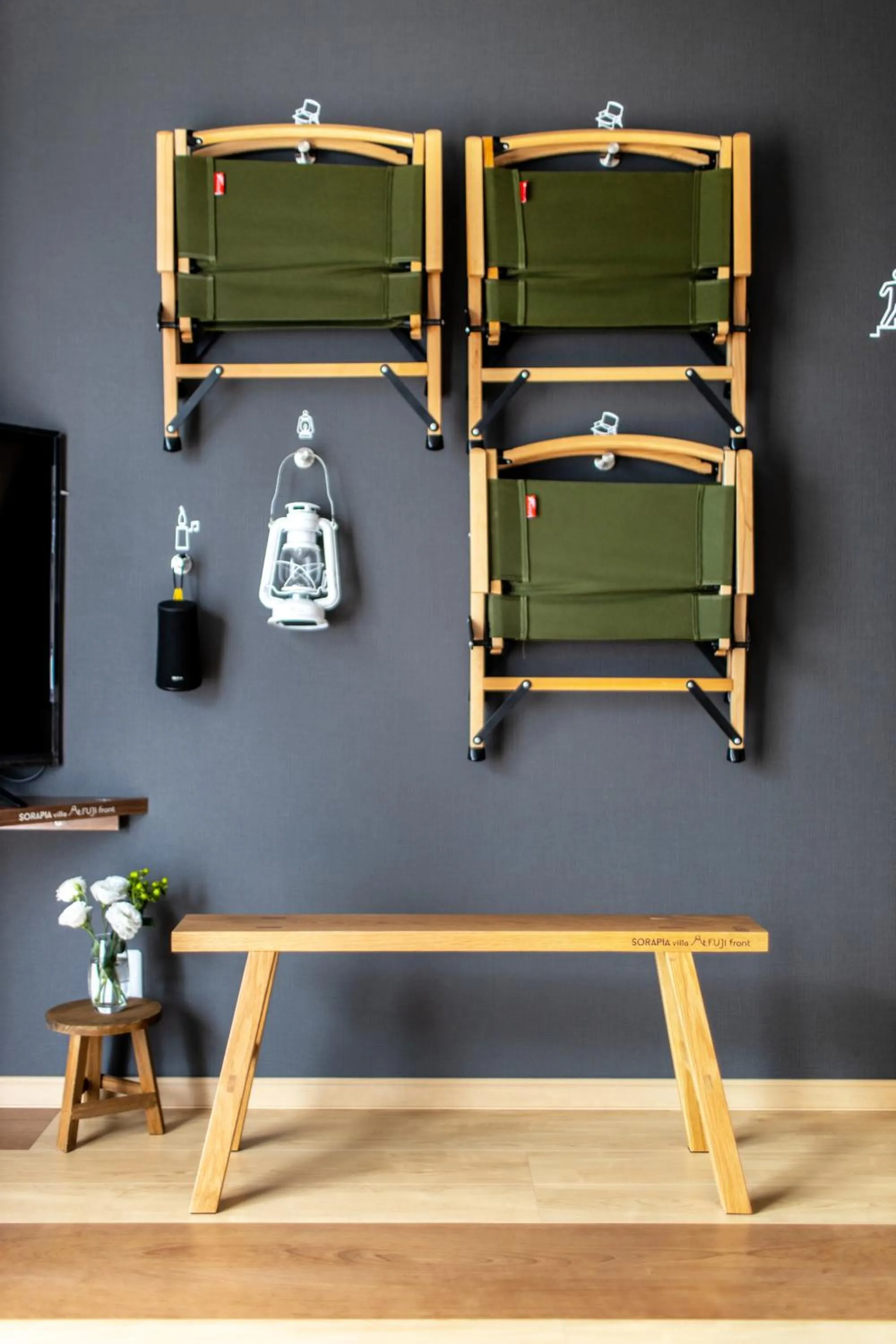 Decorative detail in SORAPIA Villa Mt.FUJI Front