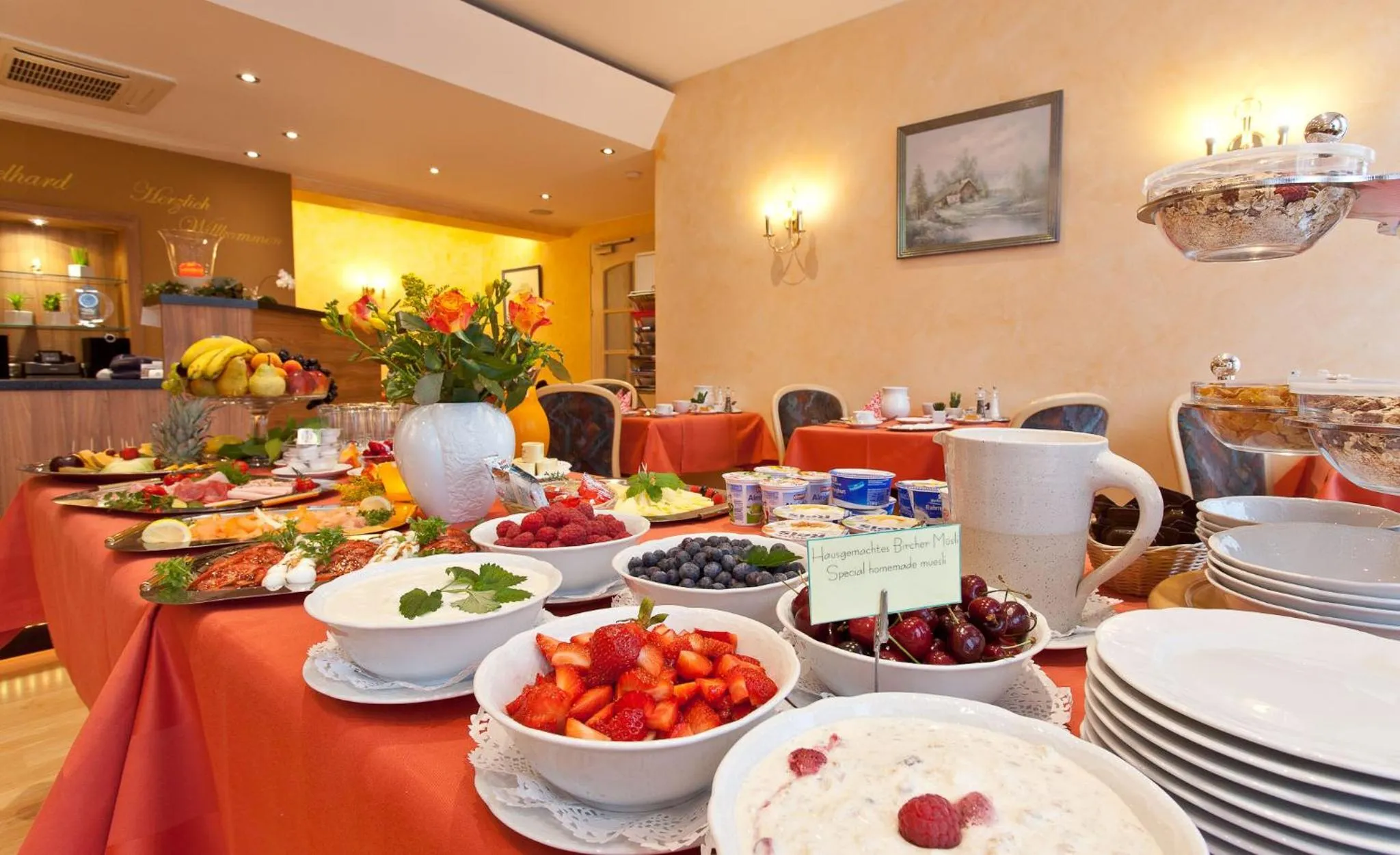 Food and drinks in Engelhard Das Landhotel Garni