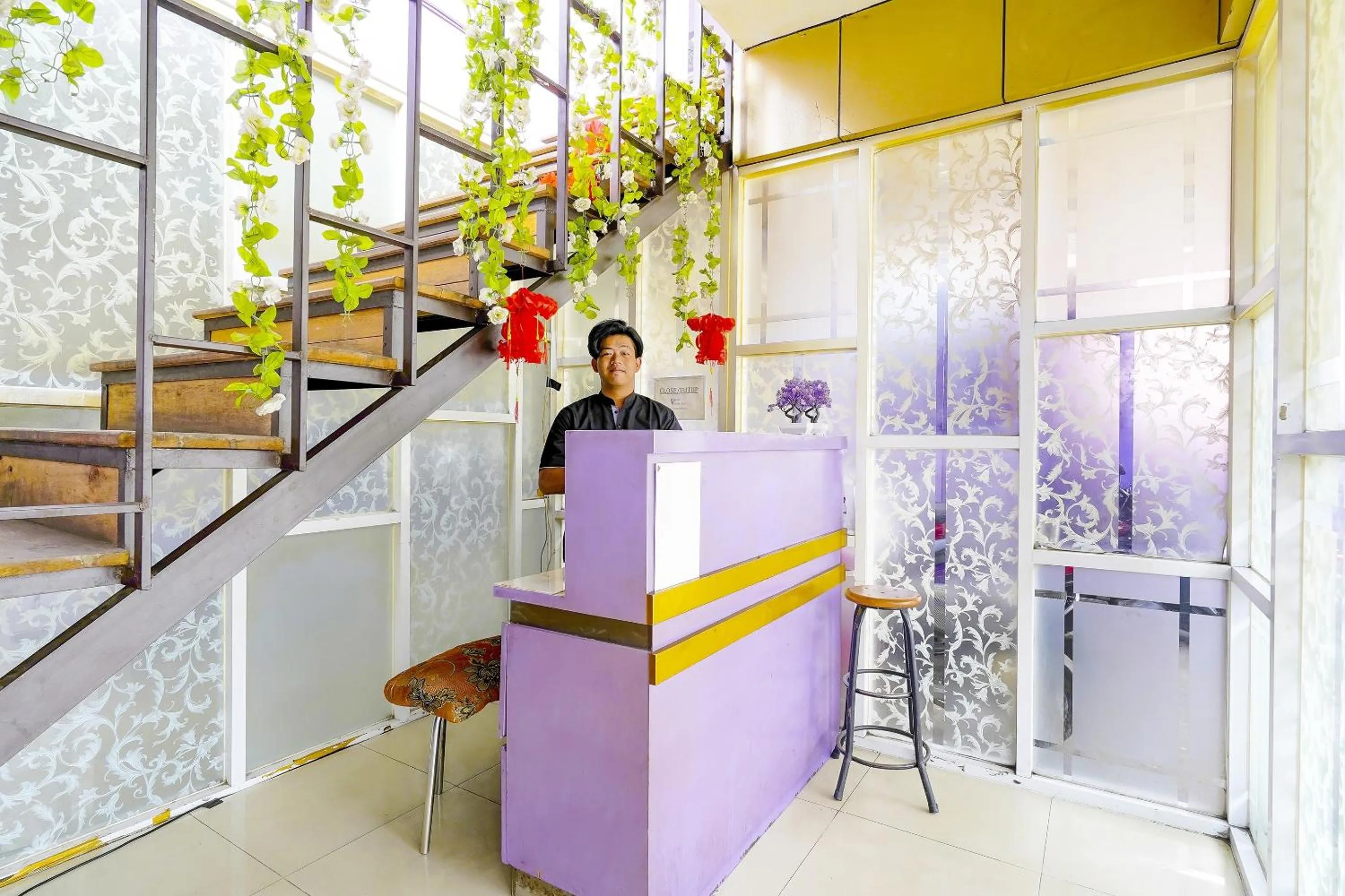 Lobby or reception in OYO 91299 Violet Guest House