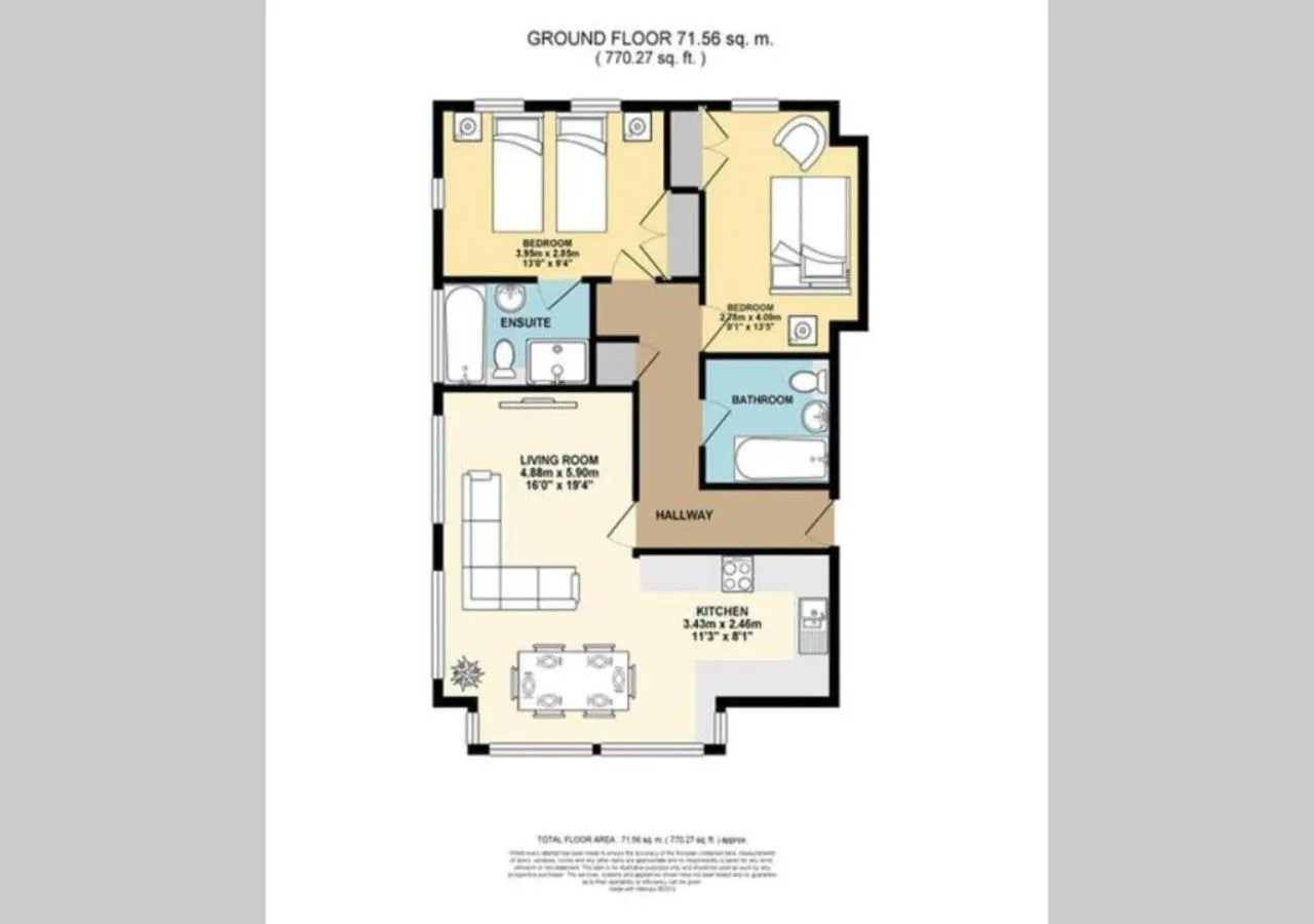Floor plan in Urban Heights - By My Getaways