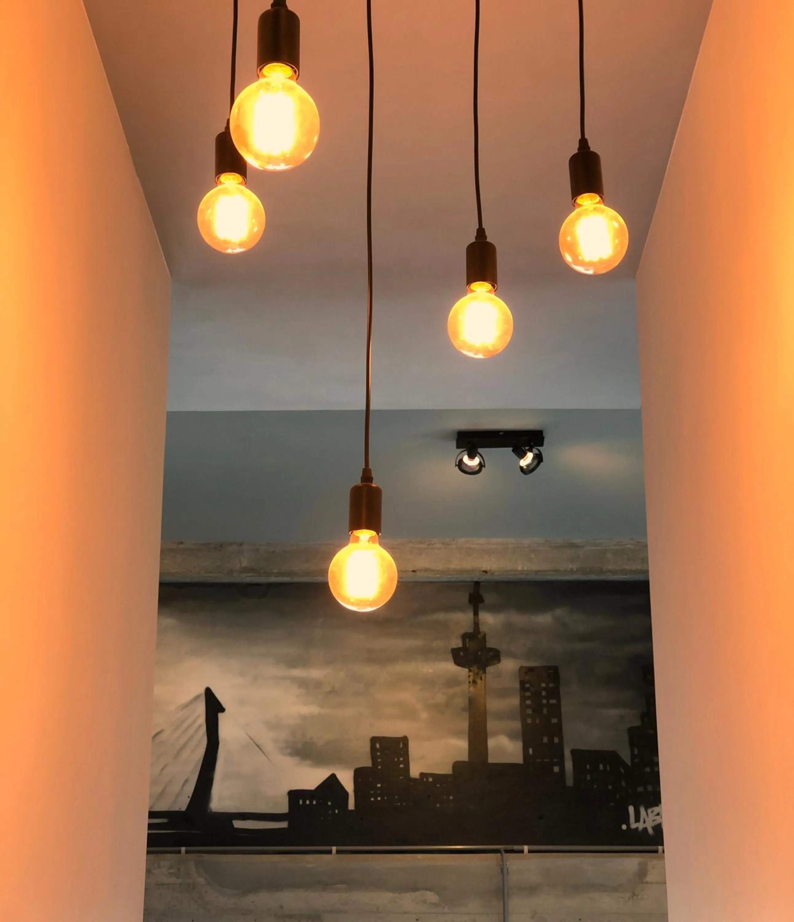 Decorative detail in Bed, Bites & Business Hotel Rotterdam