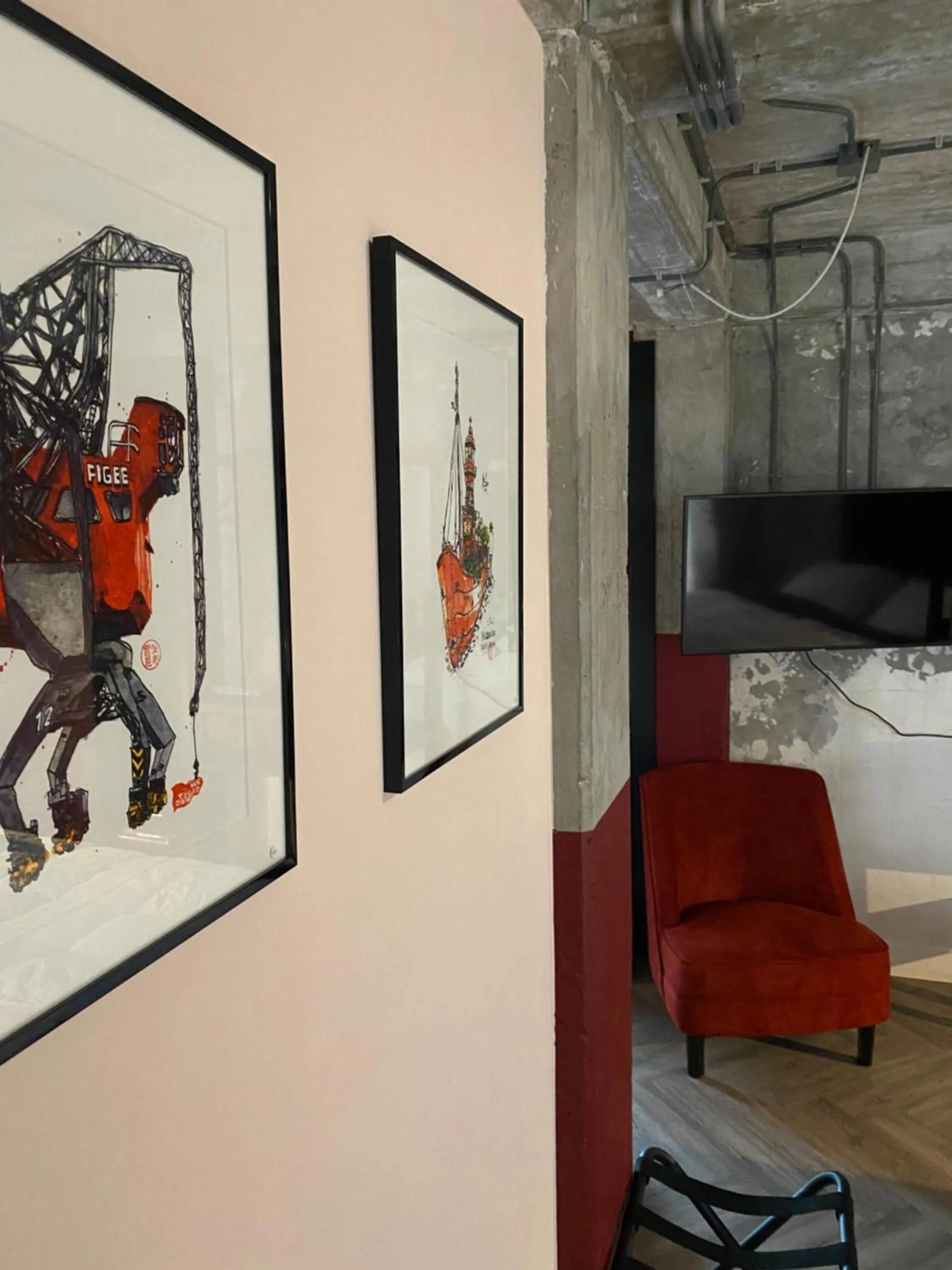 Decorative detail in Bed, Bites & Business Hotel Rotterdam