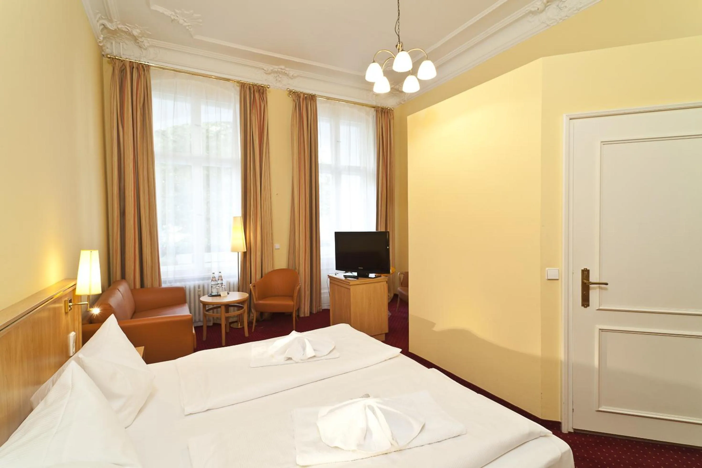 Bed in Hotel Vivaldi Berlin am Kurfürstendamm