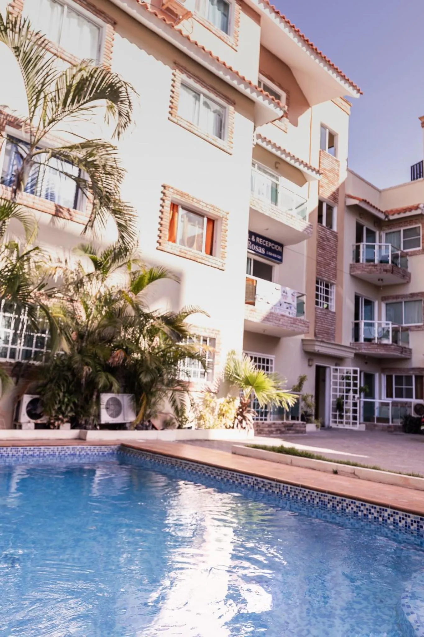 Property building in Hotel Las Rosas de Punta Cana