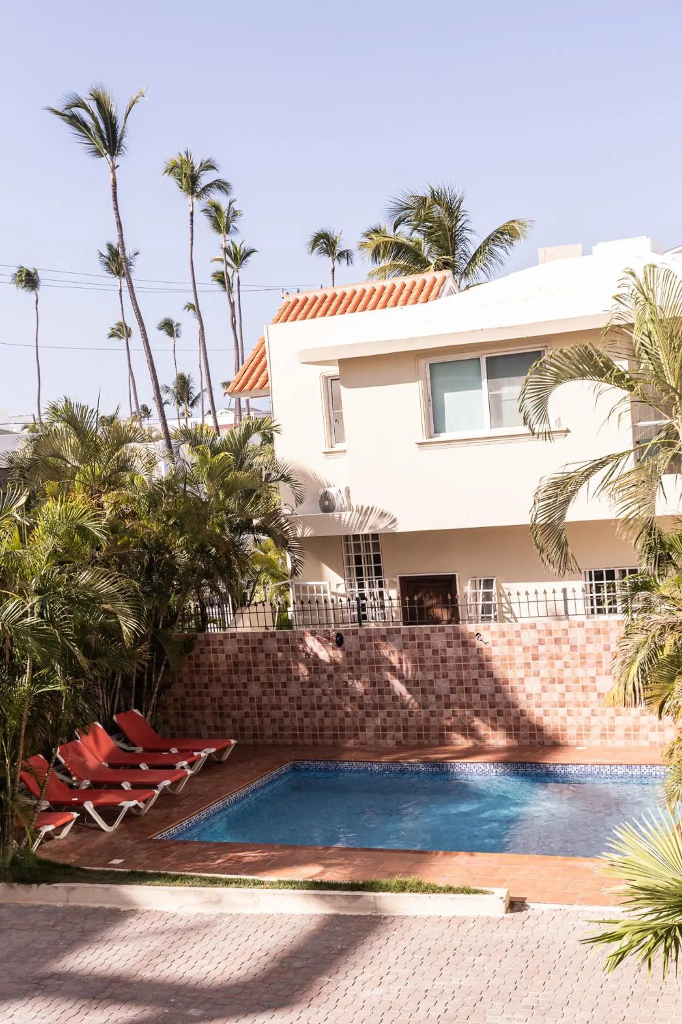 Pool view in Hotel Las Rosas de Punta Cana