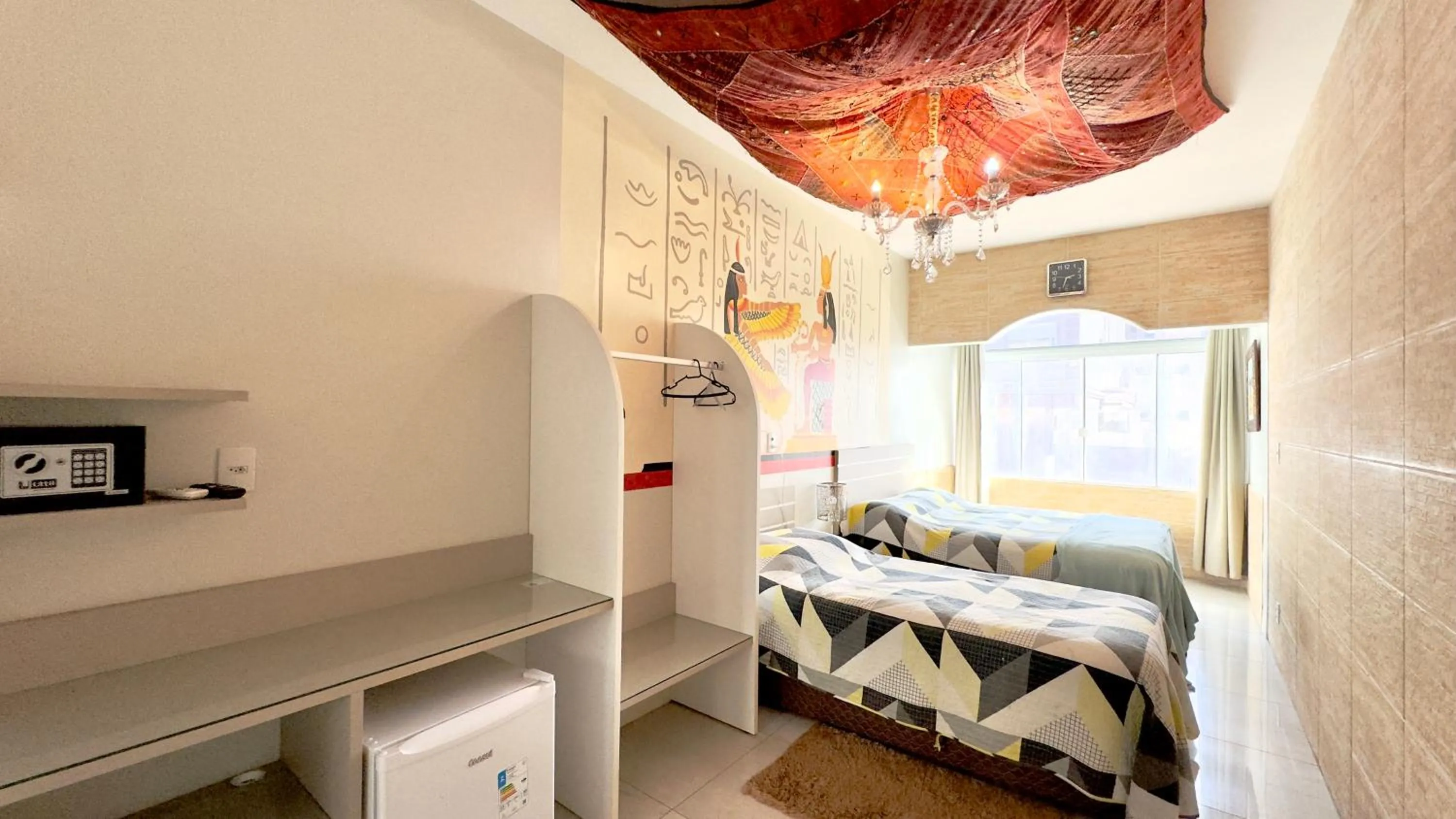 Bed in Hotel das Palmas