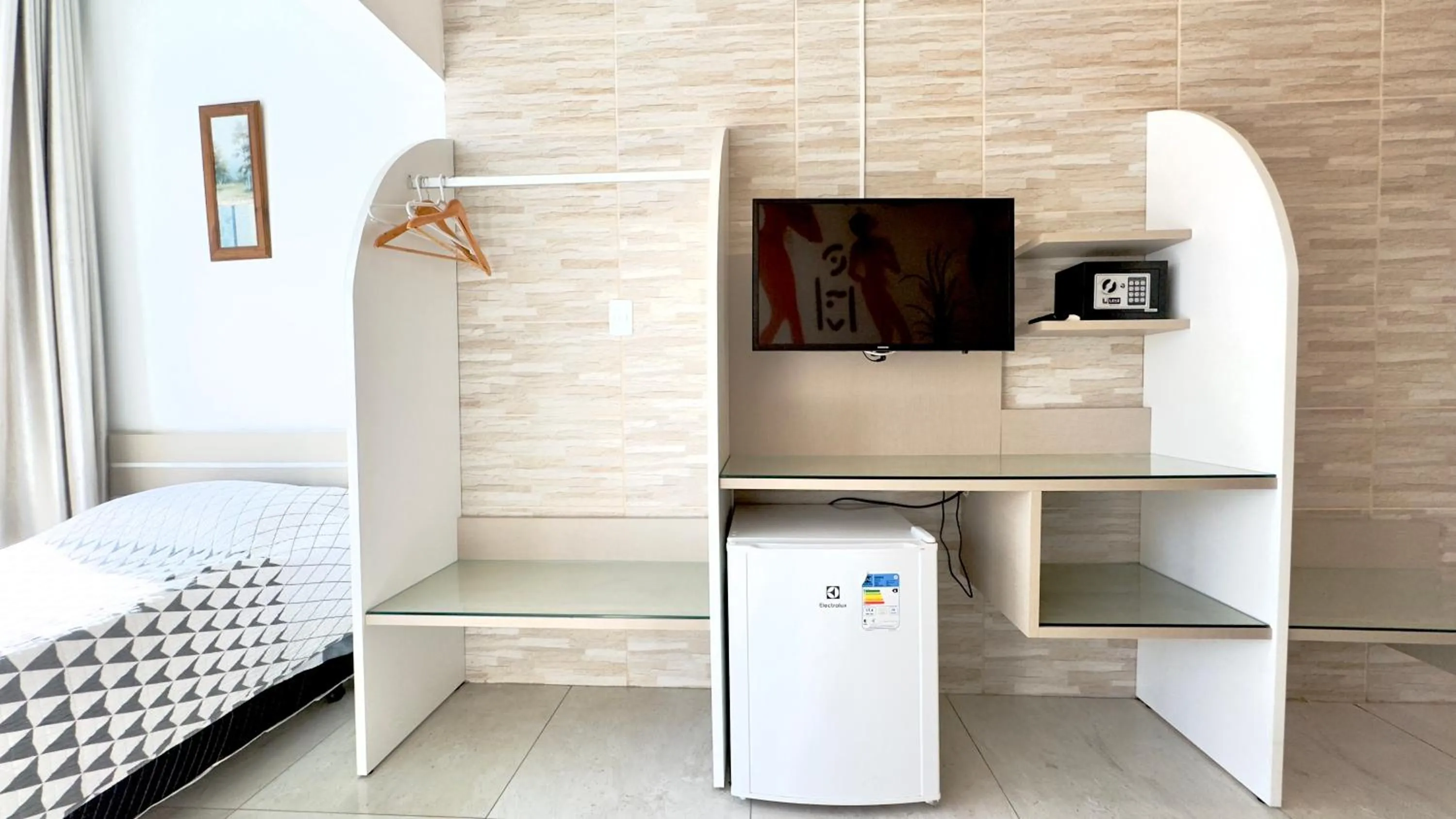 Bed in Hotel das Palmas