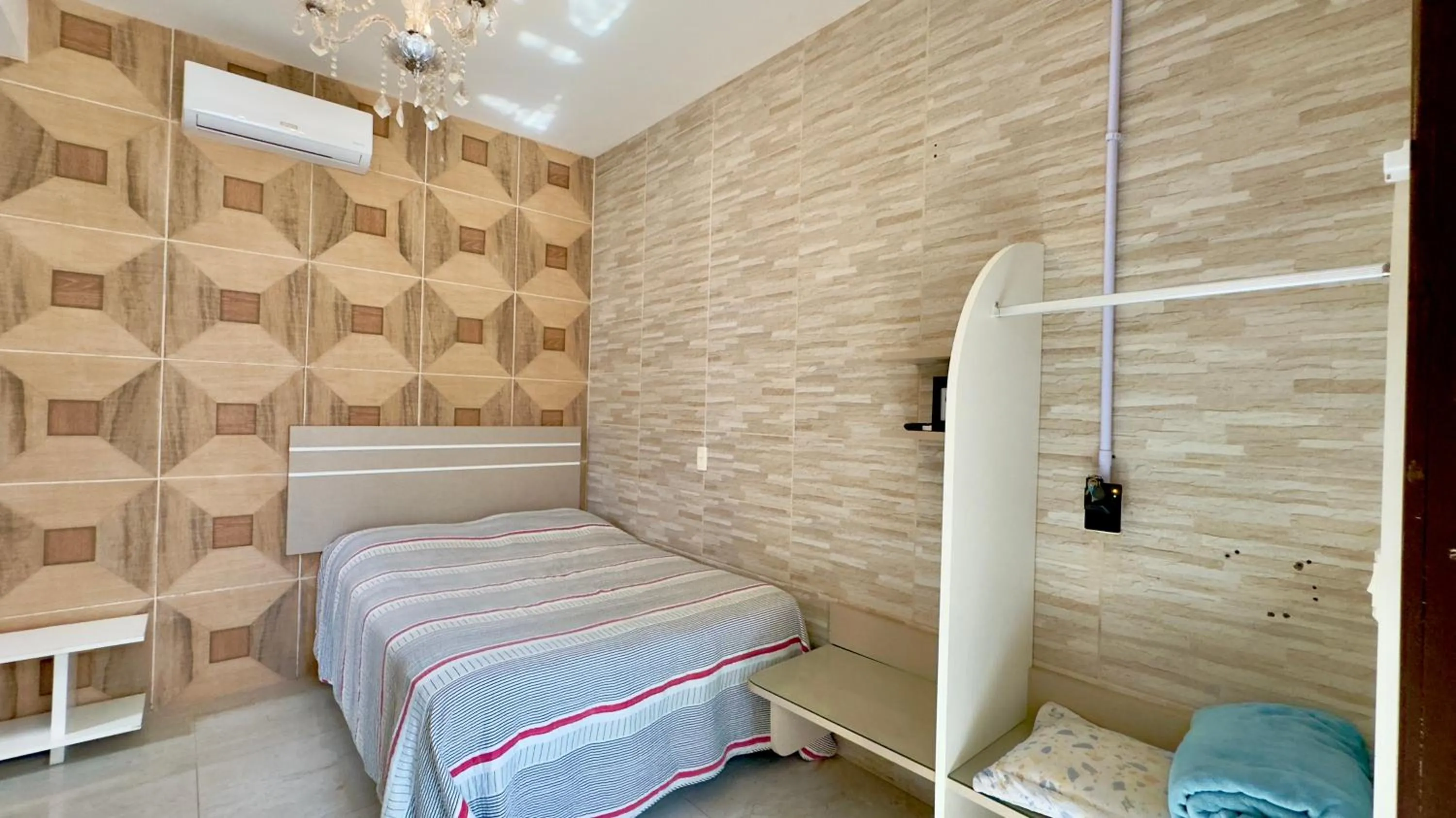 Bed in Hotel das Palmas