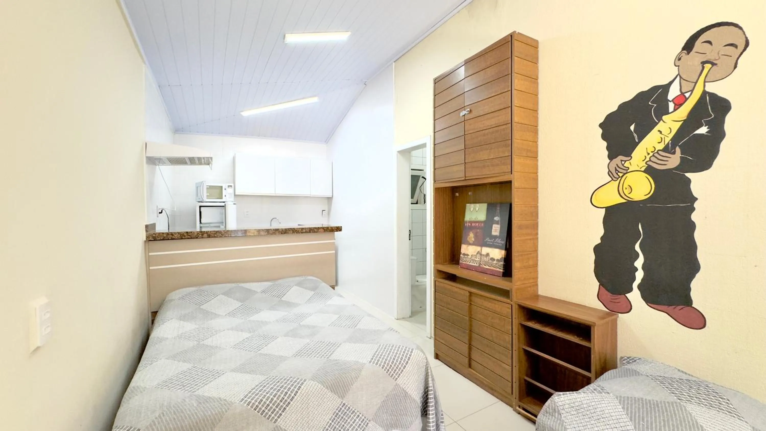 Bed in Hotel das Palmas