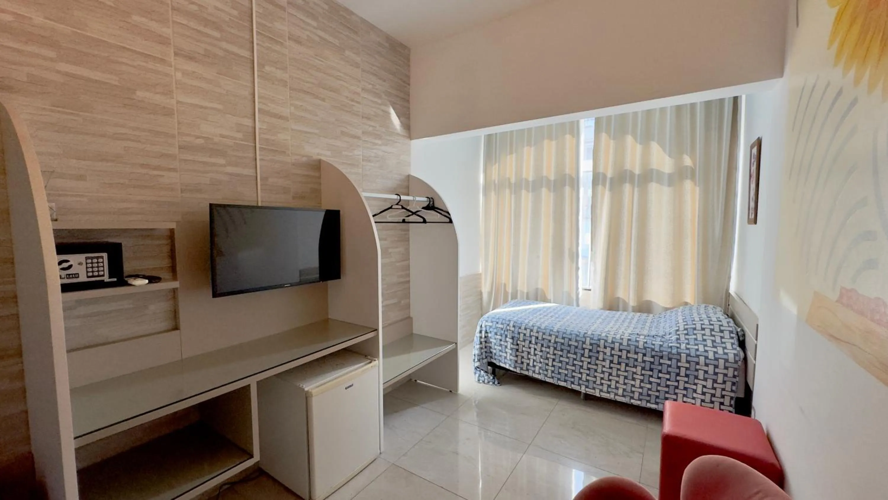 Bed in Hotel das Palmas