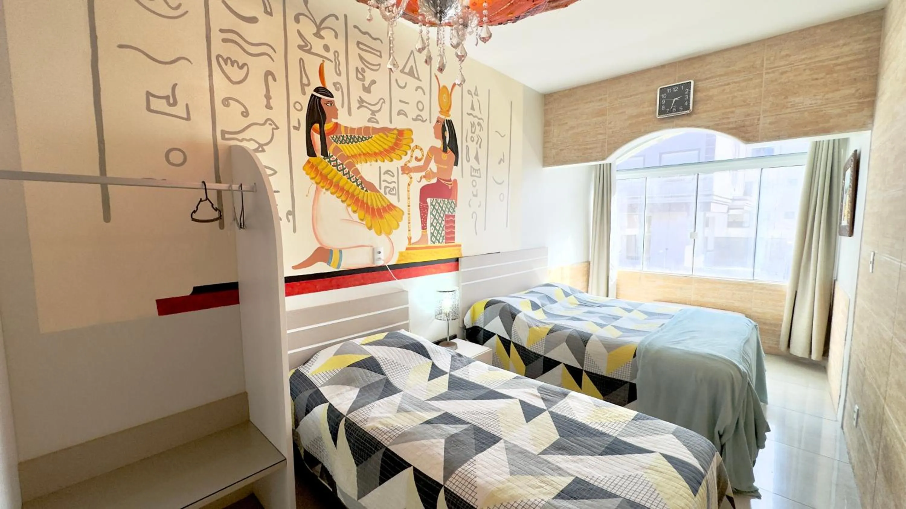 Bed in Hotel das Palmas