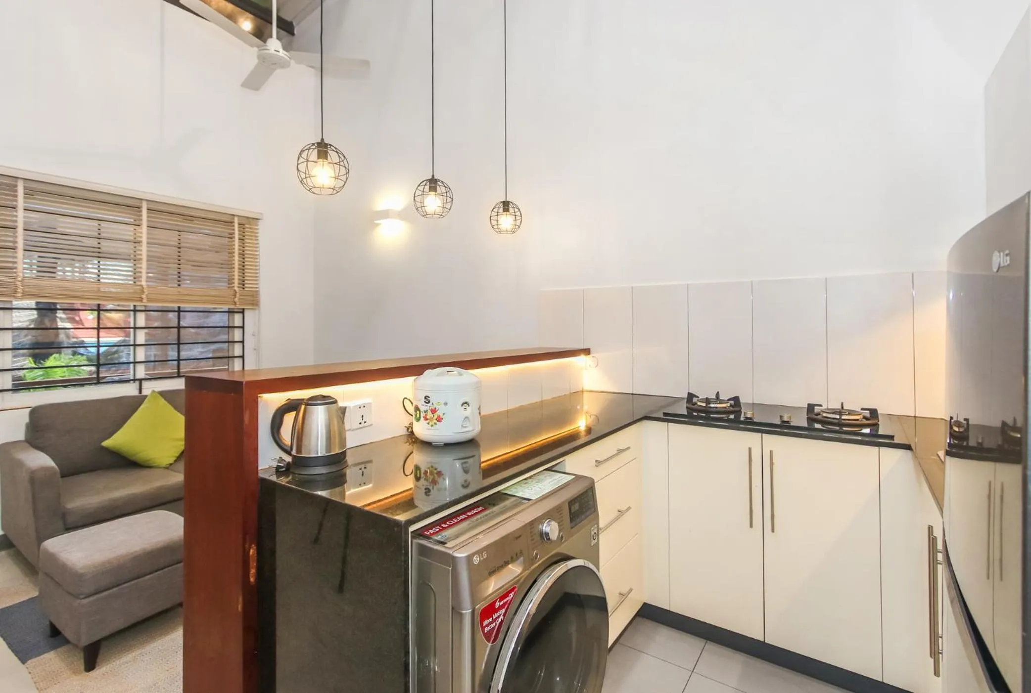 Kitchen or kitchenette in Phan NaTa Apartment