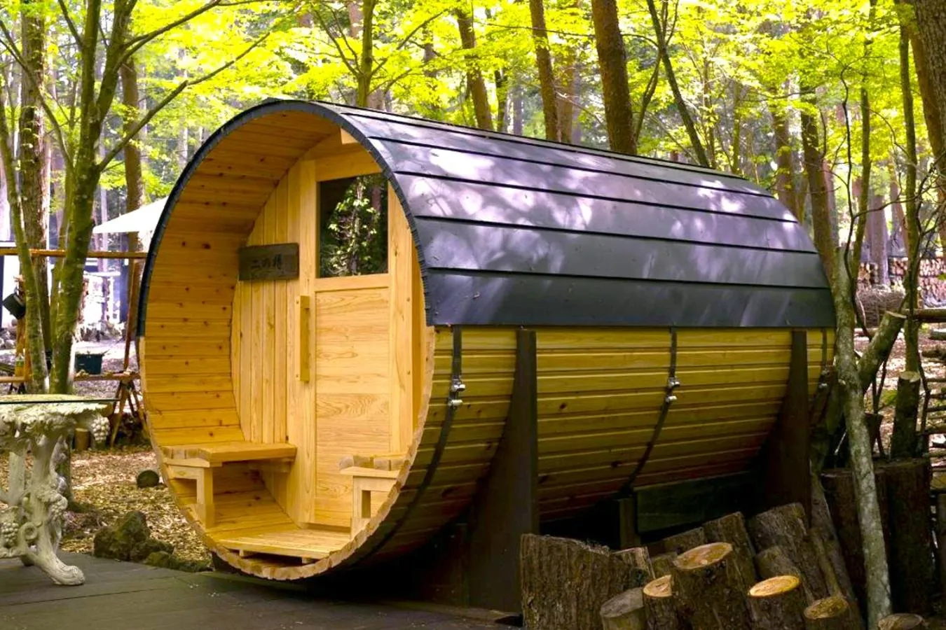 Sauna in HANZ OUTDOOR RESORT -formerly GLAMPING VILLA HANZ KAWAGUCHIKO