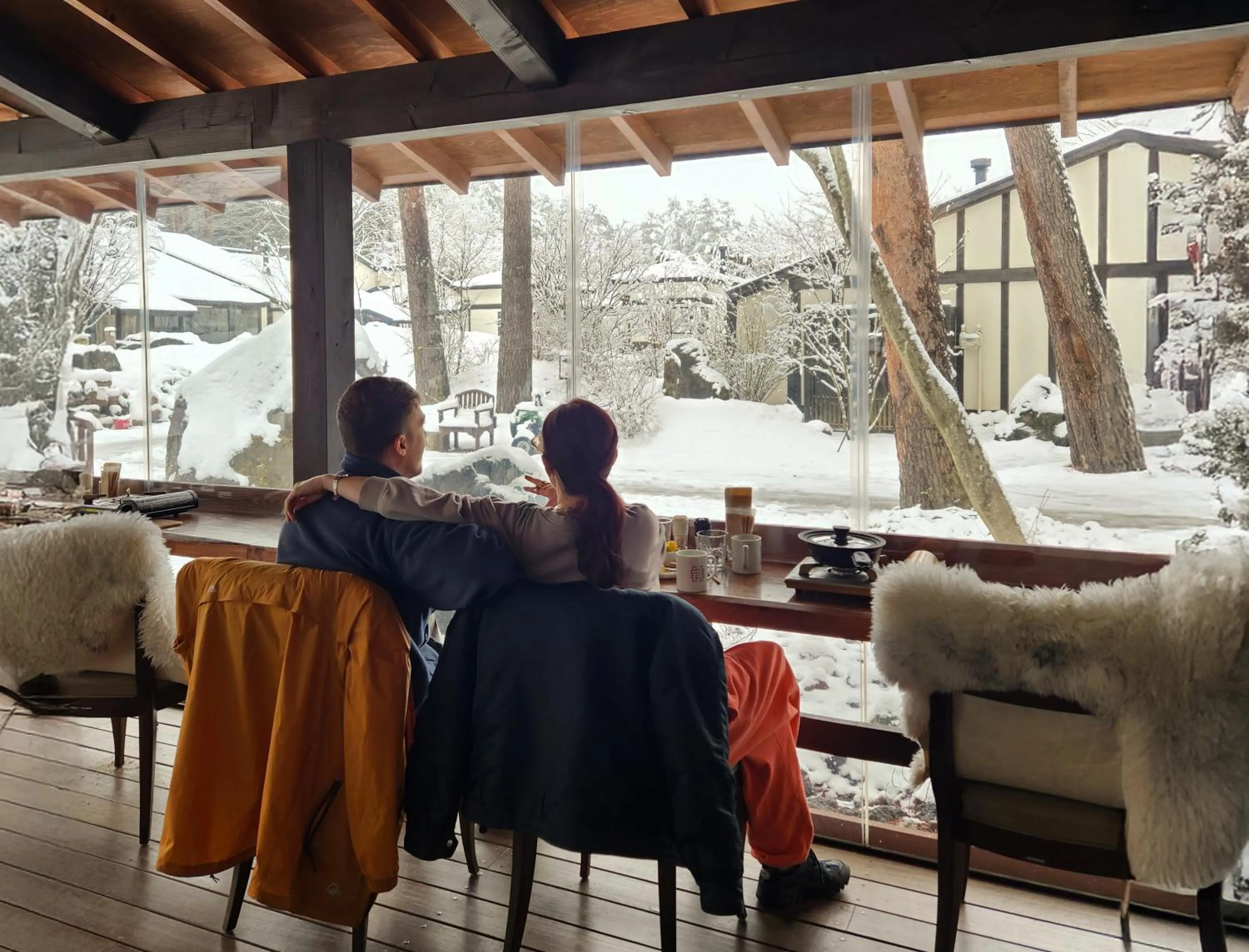 Winter in HANZ OUTDOOR RESORT -formerly GLAMPING VILLA HANZ KAWAGUCHIKO
