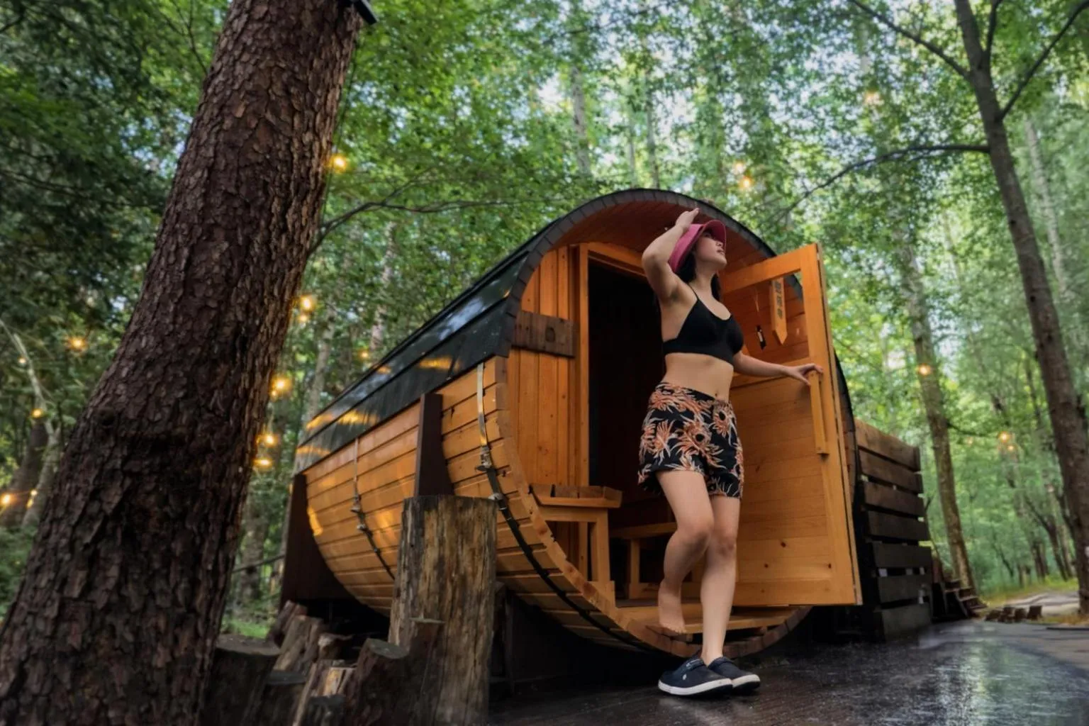 Sauna in HANZ OUTDOOR RESORT -formerly GLAMPING VILLA HANZ KAWAGUCHIKO