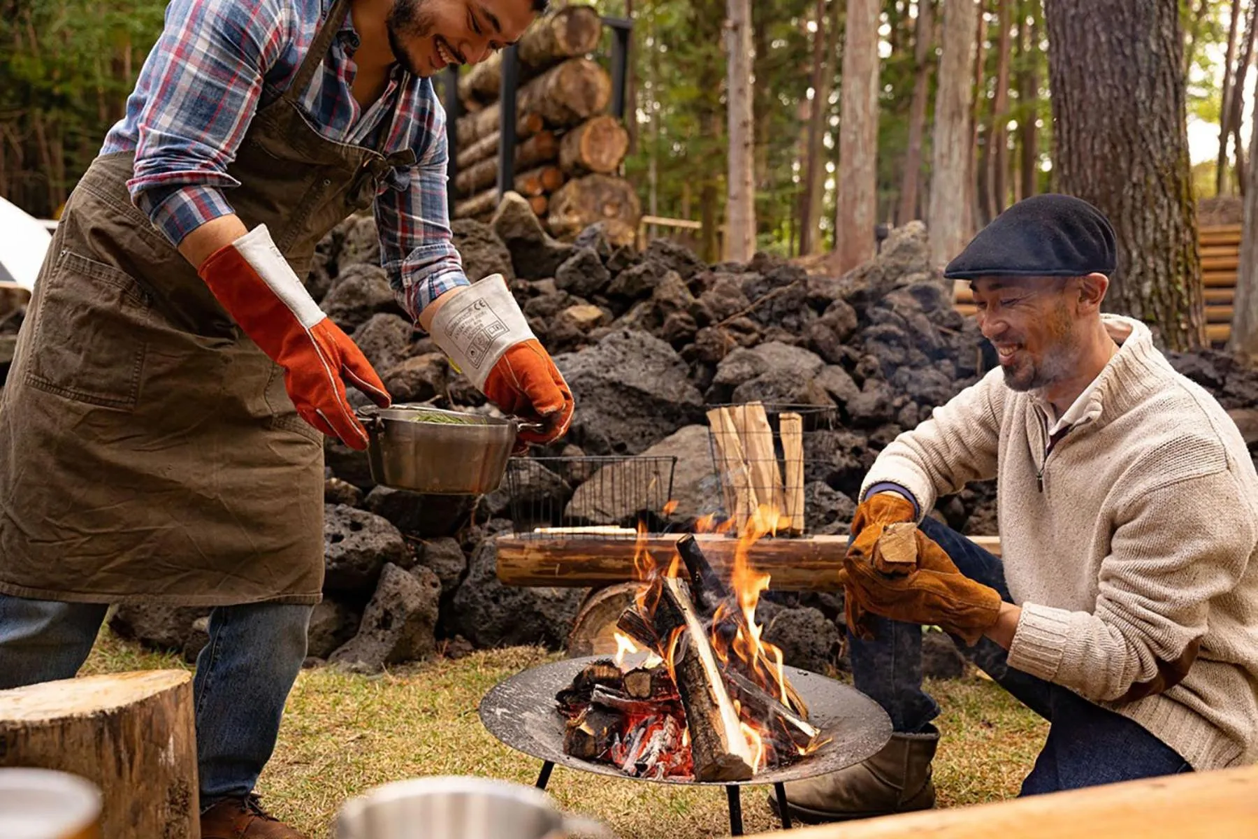 Dining area in HANZ OUTDOOR RESORT -formerly GLAMPING VILLA HANZ KAWAGUCHIKO
