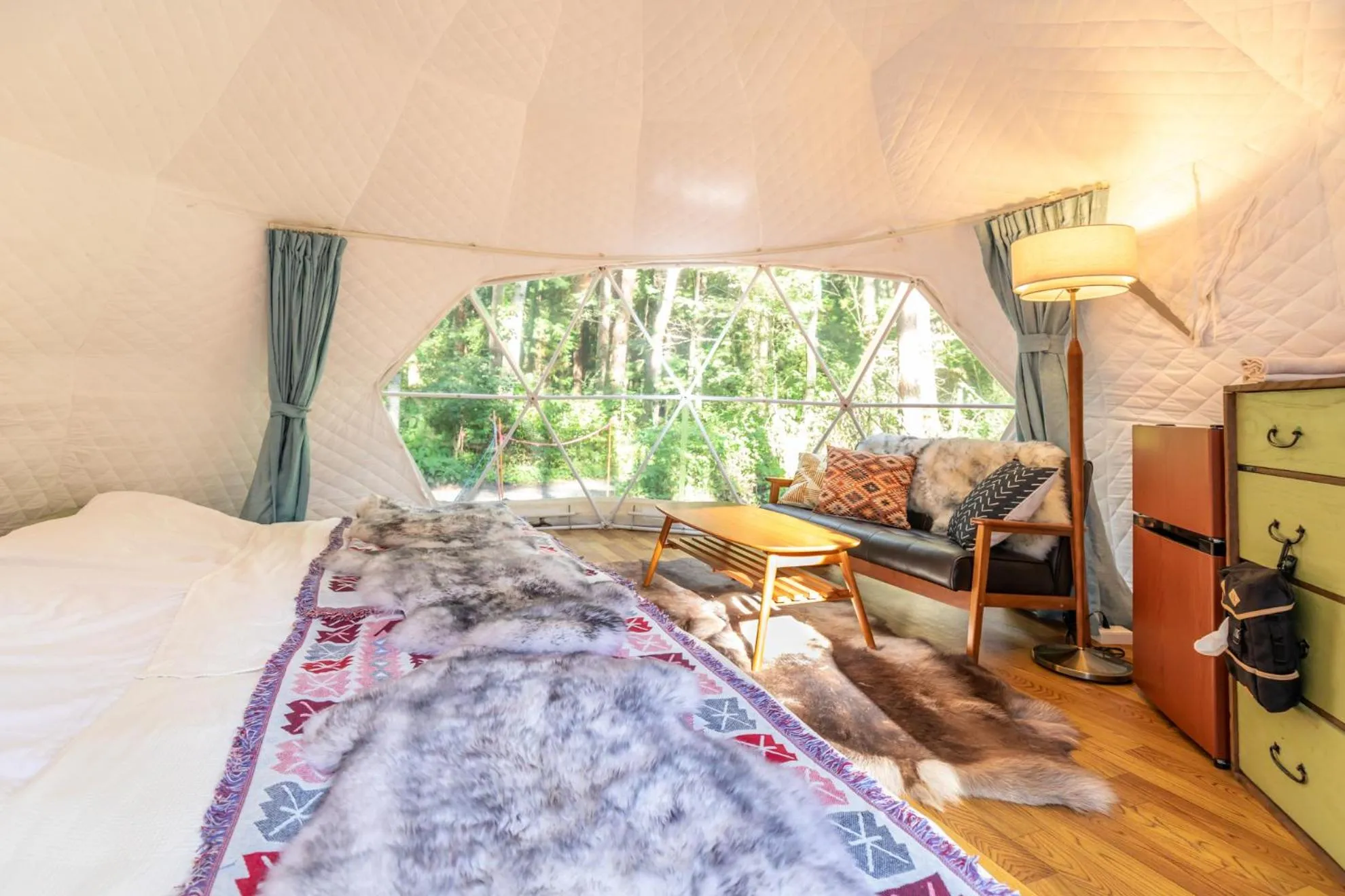 Photo of the whole room, Bed in HANZ OUTDOOR RESORT -formerly GLAMPING VILLA HANZ KAWAGUCHIKO