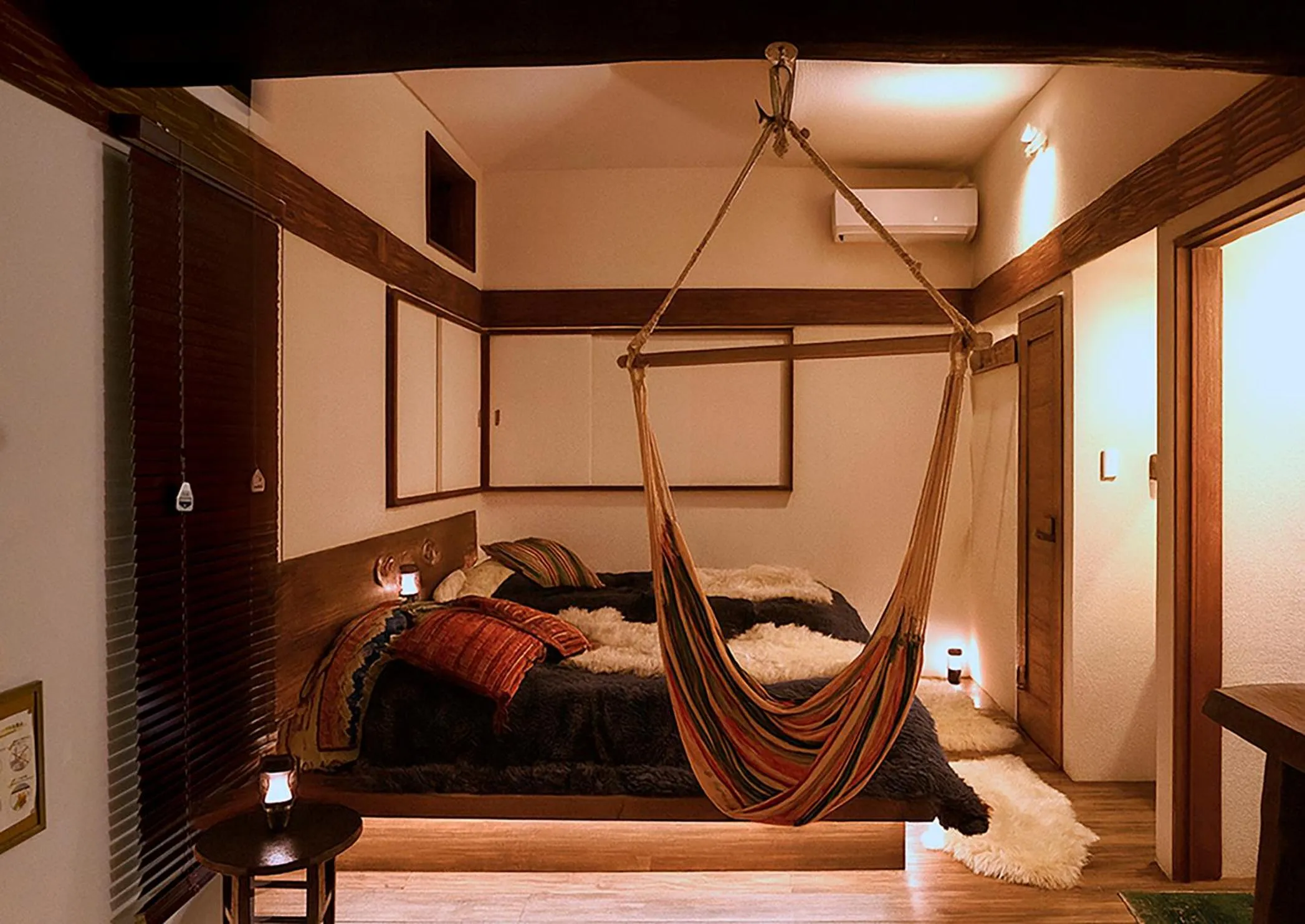 Photo of the whole room, Bed in HANZ OUTDOOR RESORT -formerly GLAMPING VILLA HANZ KAWAGUCHIKO