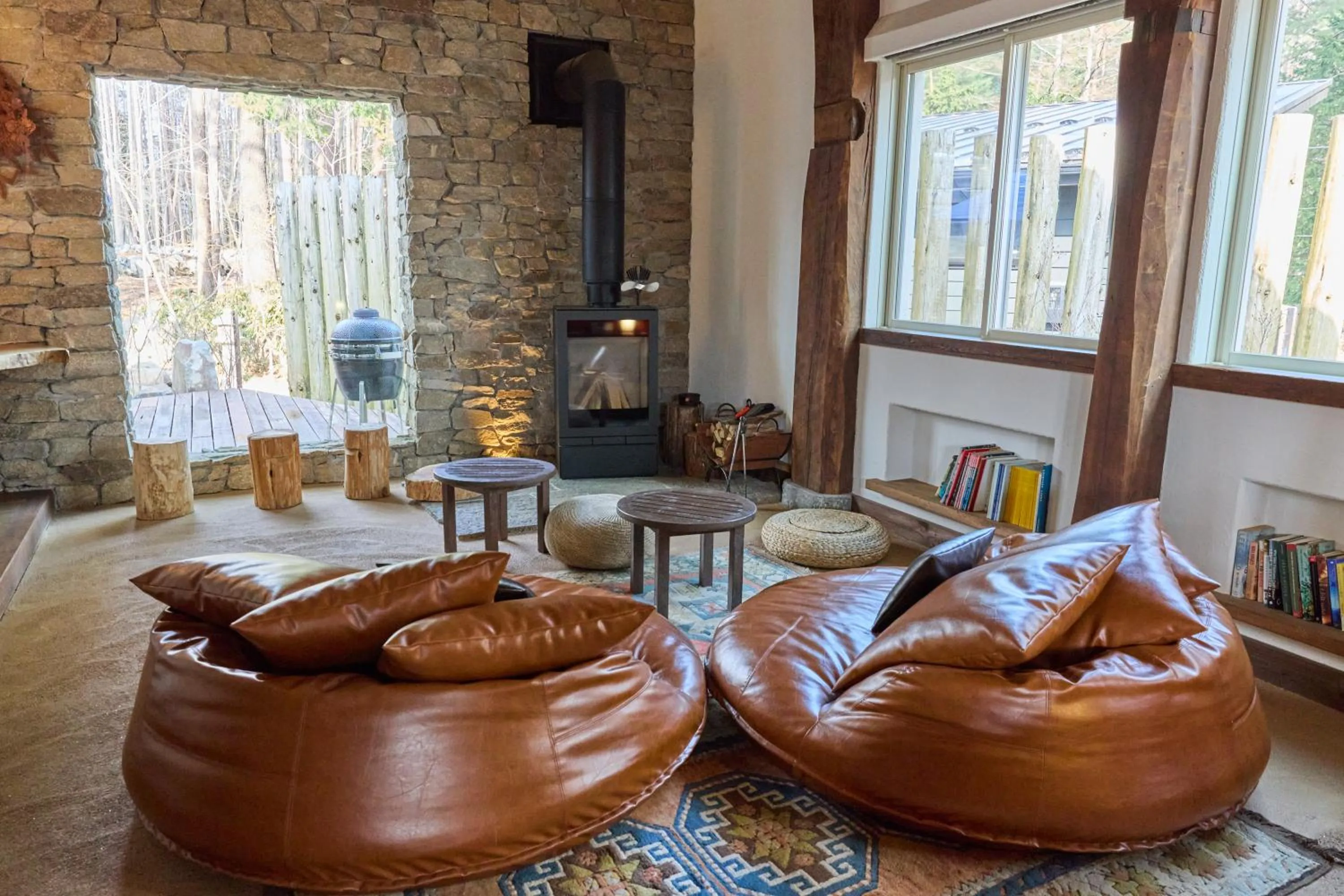 Living room in HANZ OUTDOOR RESORT -formerly GLAMPING VILLA HANZ KAWAGUCHIKO