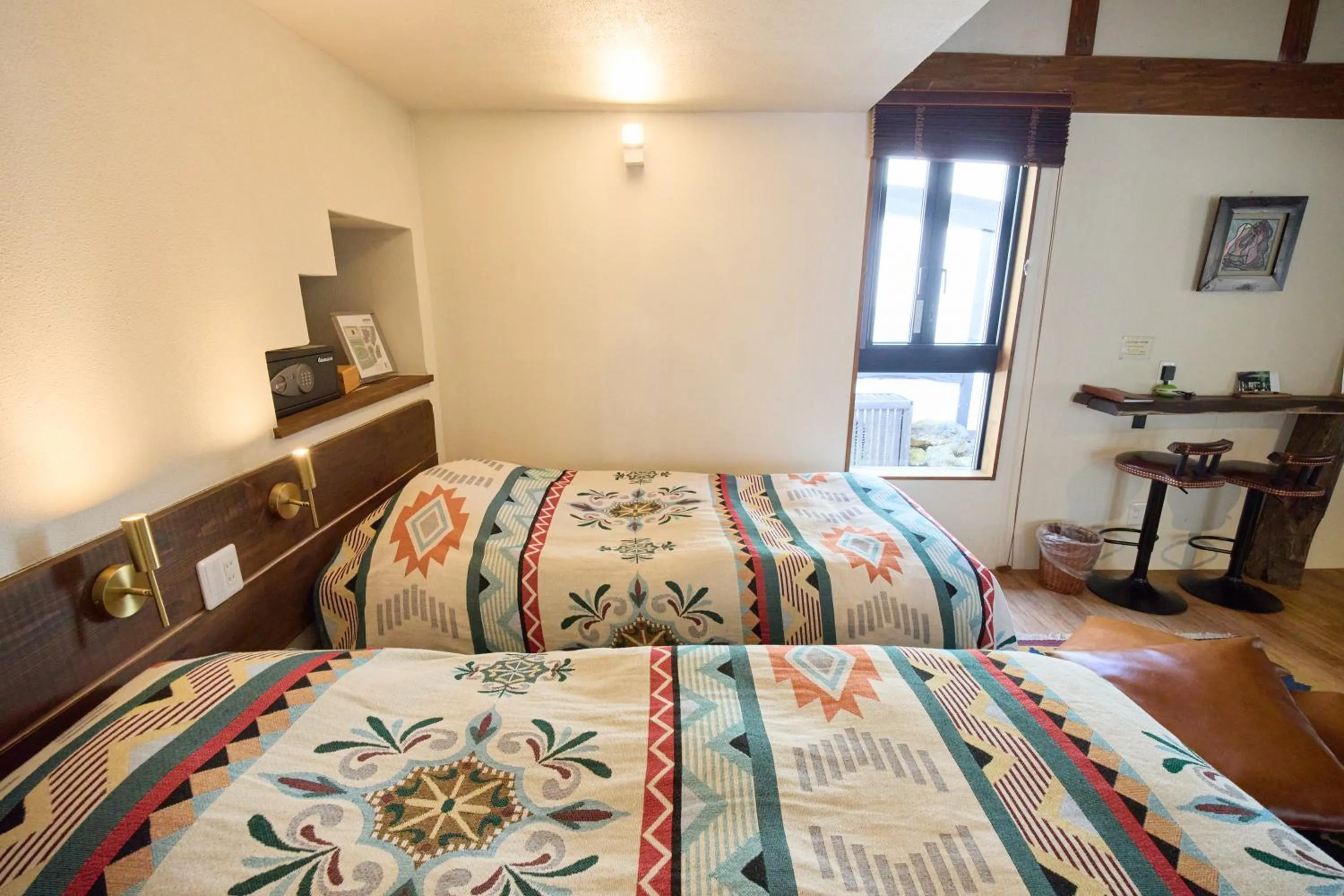 Bed in HANZ OUTDOOR RESORT -formerly GLAMPING VILLA HANZ KAWAGUCHIKO