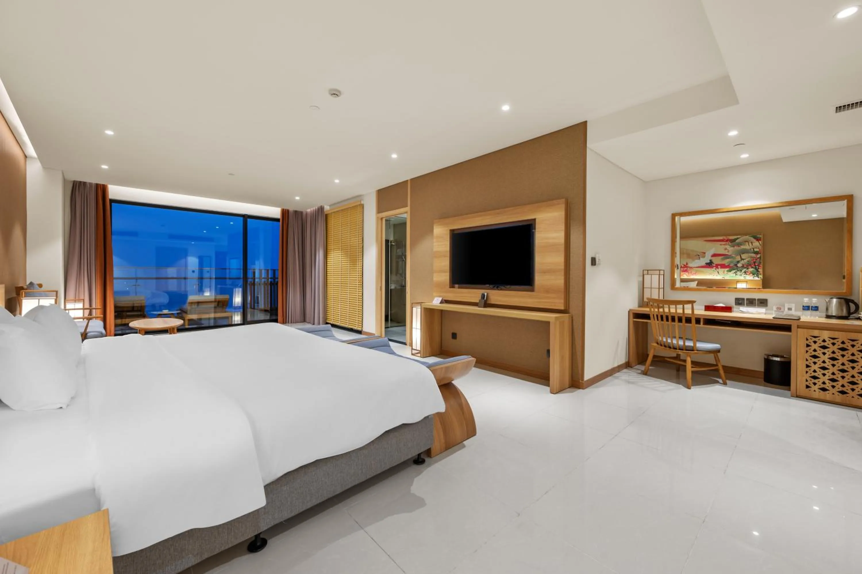 View (from property/room), Bed in Da Nang - Mikazuki Japanese Resorts & Spa