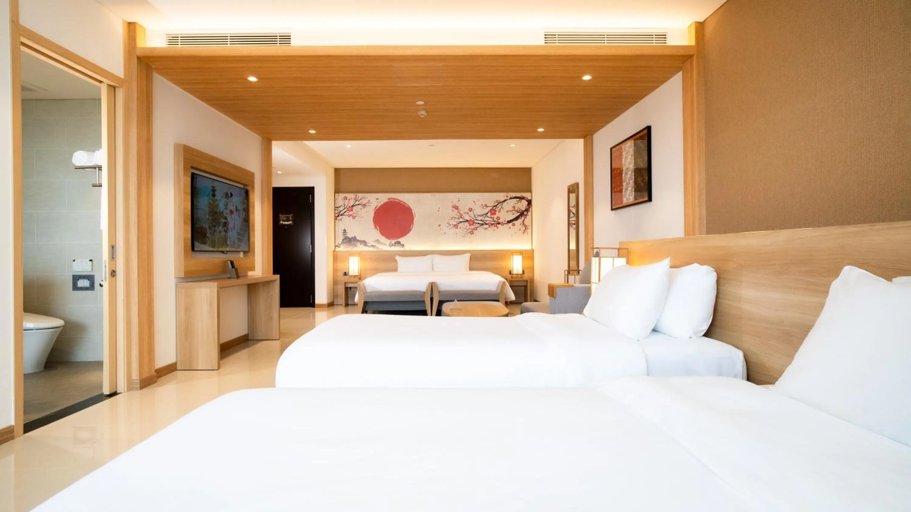 Bedroom, Bed in Da Nang - Mikazuki Japanese Resorts & Spa