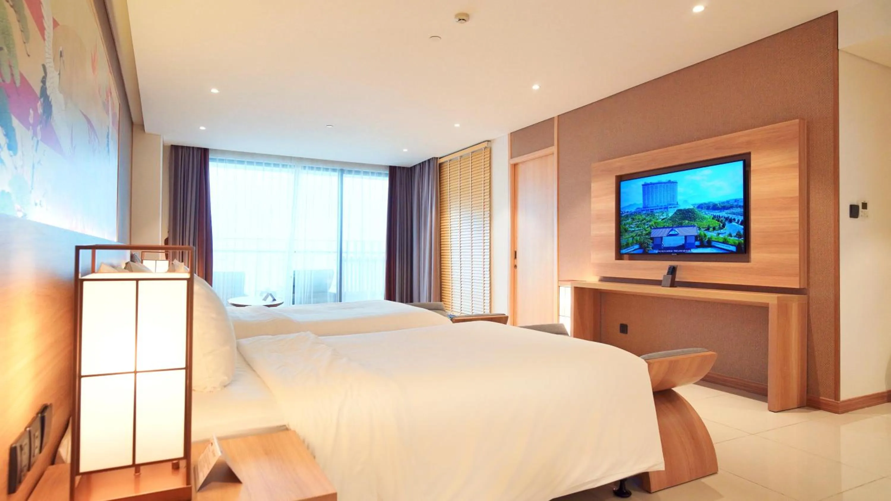 View (from property/room), Bed in Da Nang - Mikazuki Japanese Resorts & Spa