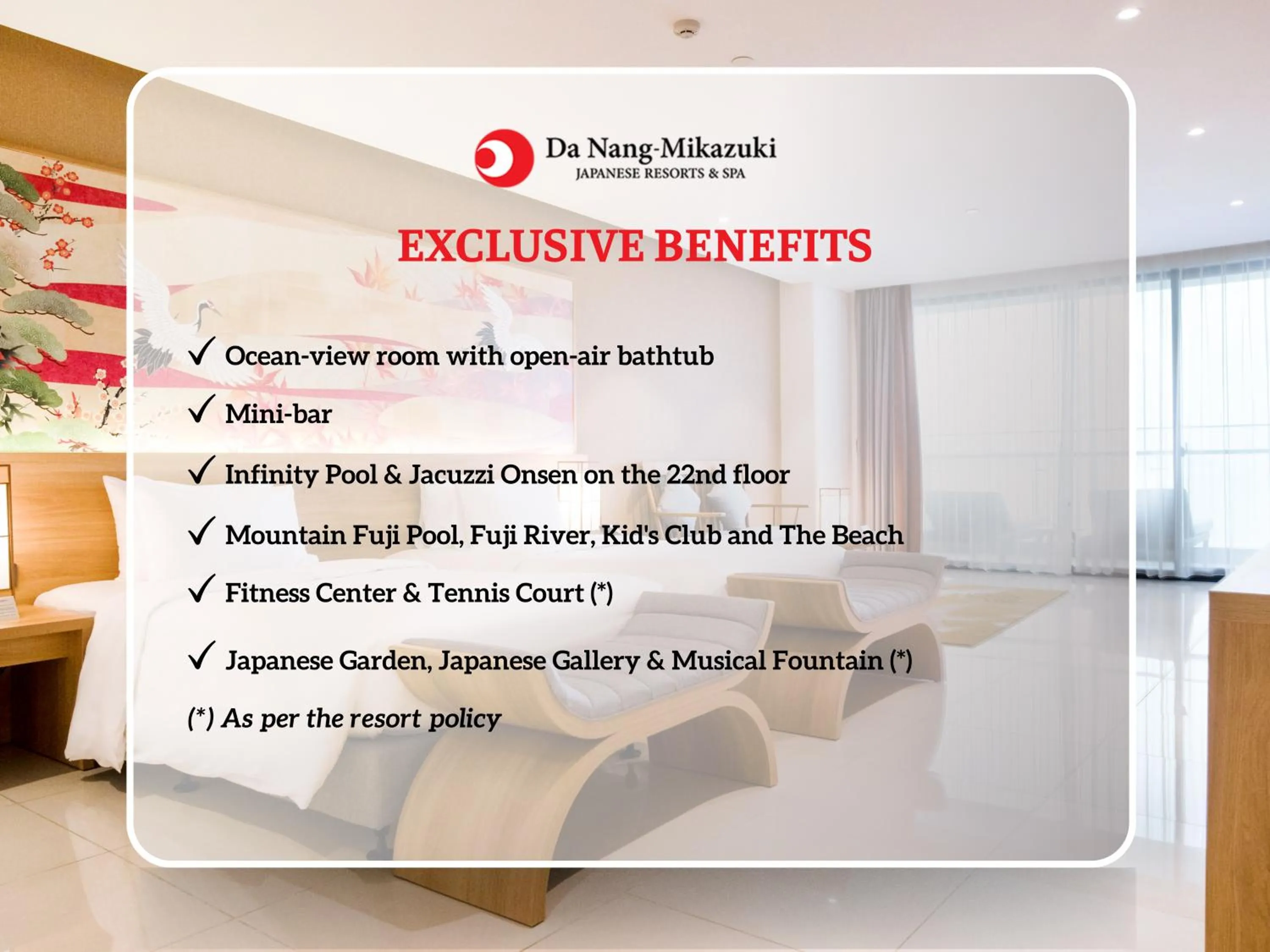 Text overlay in Da Nang - Mikazuki Japanese Resorts & Spa