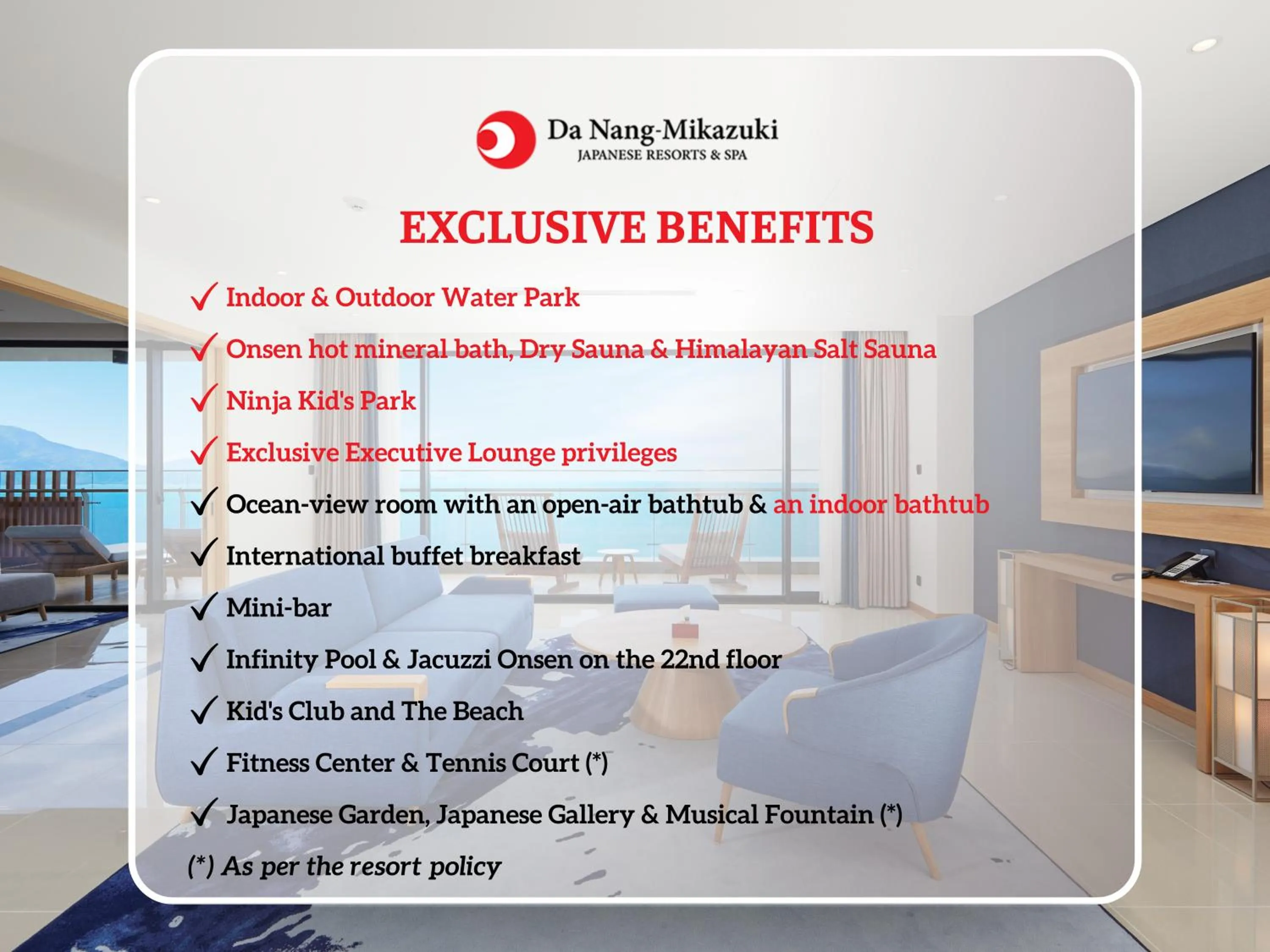 Text overlay in Da Nang - Mikazuki Japanese Resorts & Spa