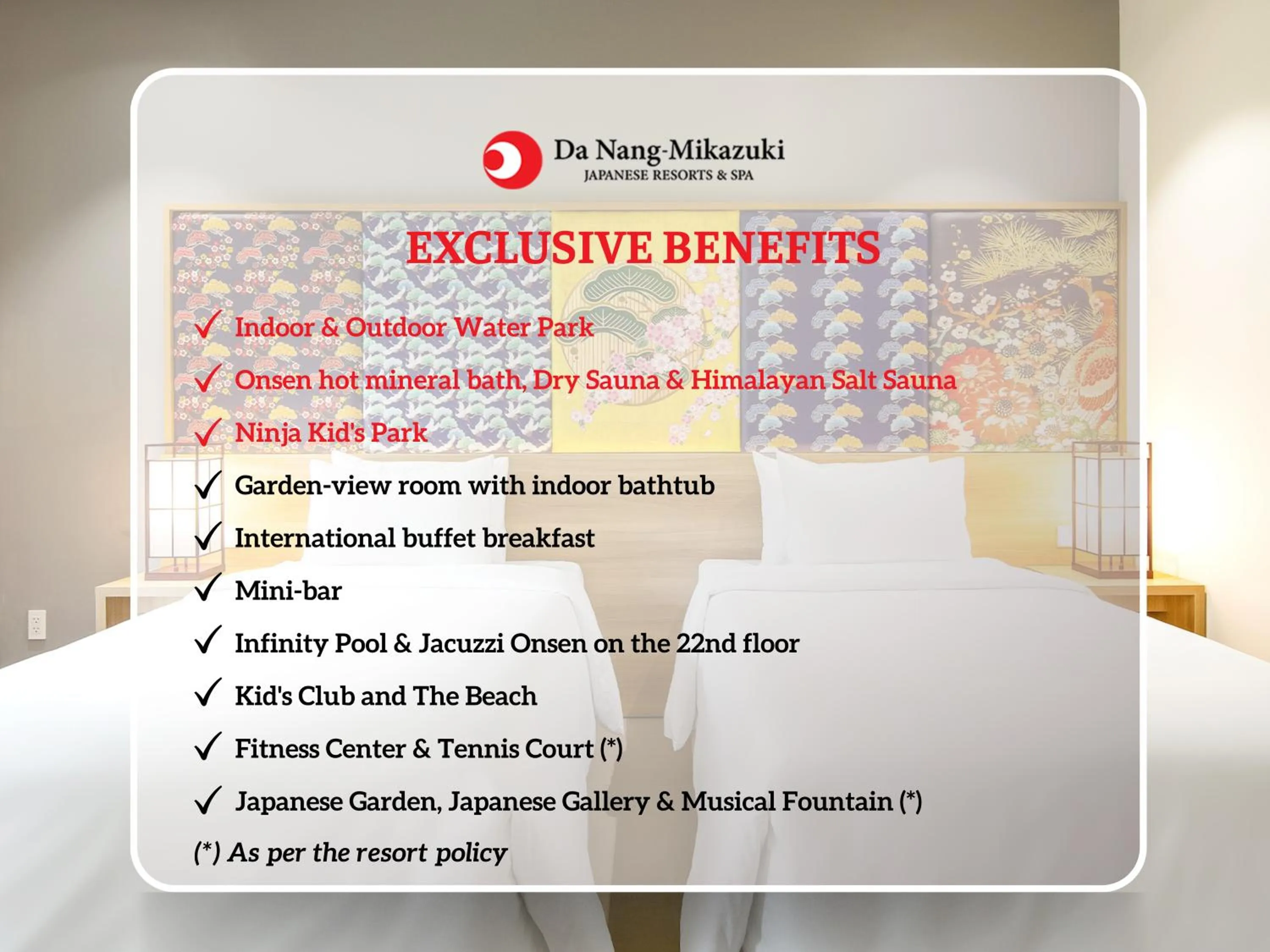 Text overlay in Da Nang - Mikazuki Japanese Resorts & Spa