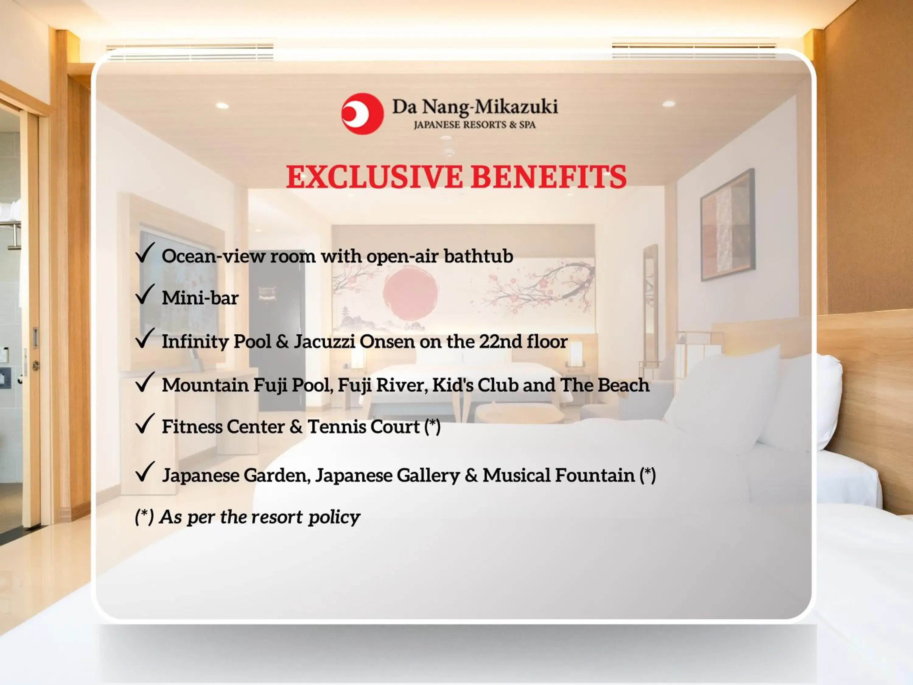 Special Offer - Premium Family Room with Ocean View in Da Nang - Mikazuki Japanese Resorts & Spa Special Offer - Premium Family Room with Ocean View in Da Nang - Mikazuki Japanese Resorts & Spa