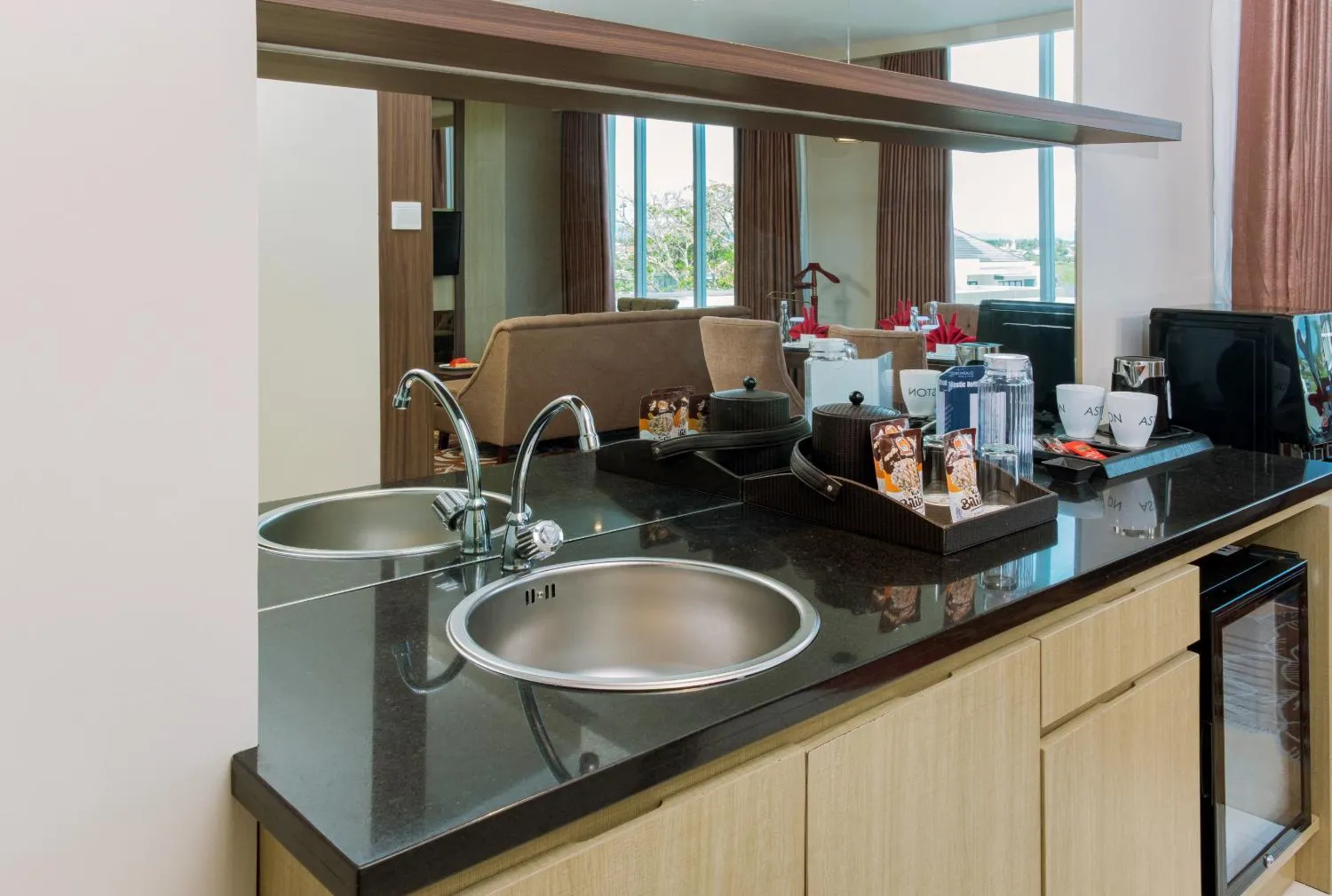 Kitchen or kitchenette in Aston Gorontalo Hotel & Convention Center