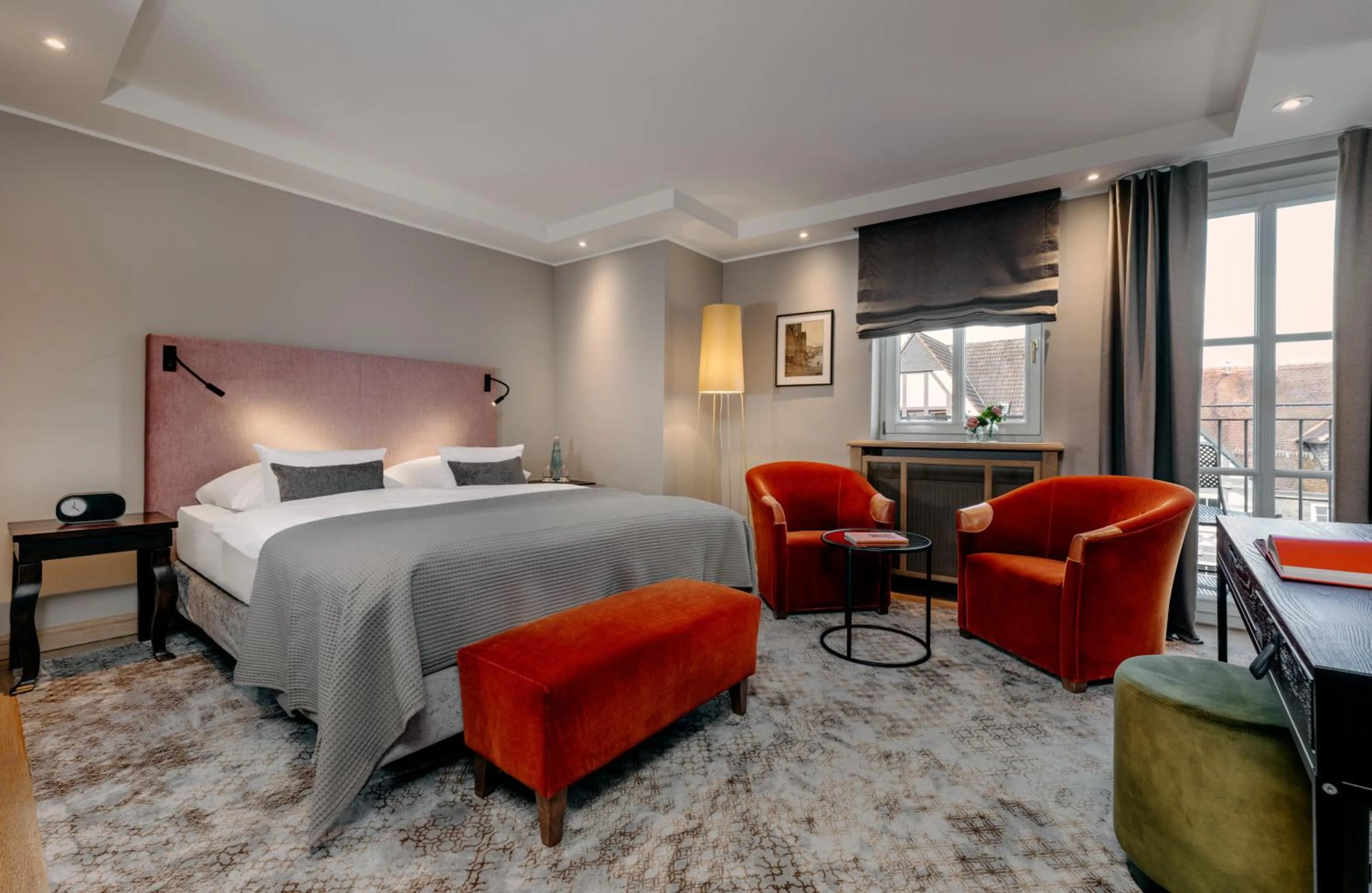 Photo of the whole room, Bed in Hotel Die Sonne Frankenberg