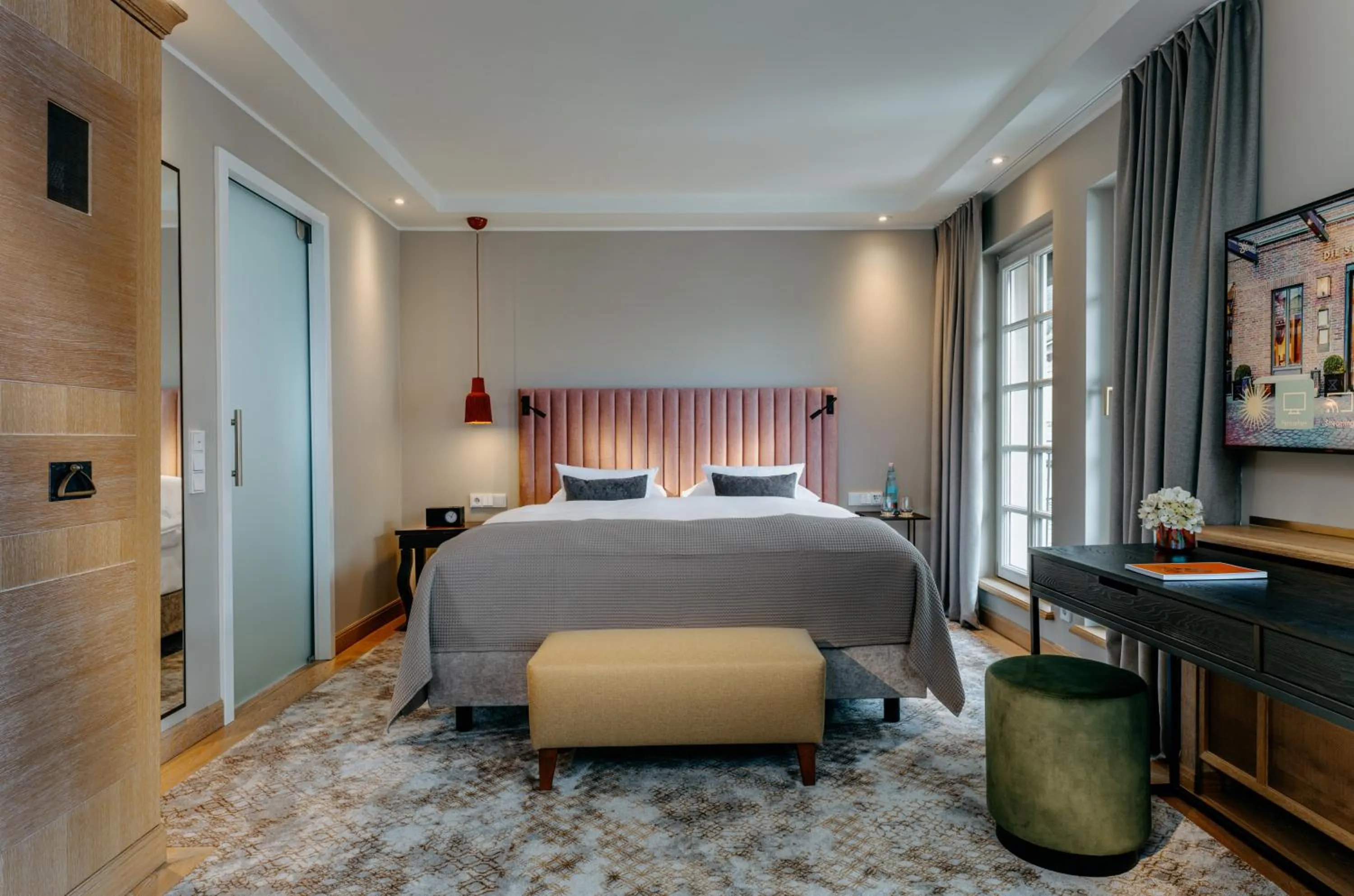 Bed in Hotel Die Sonne Frankenberg