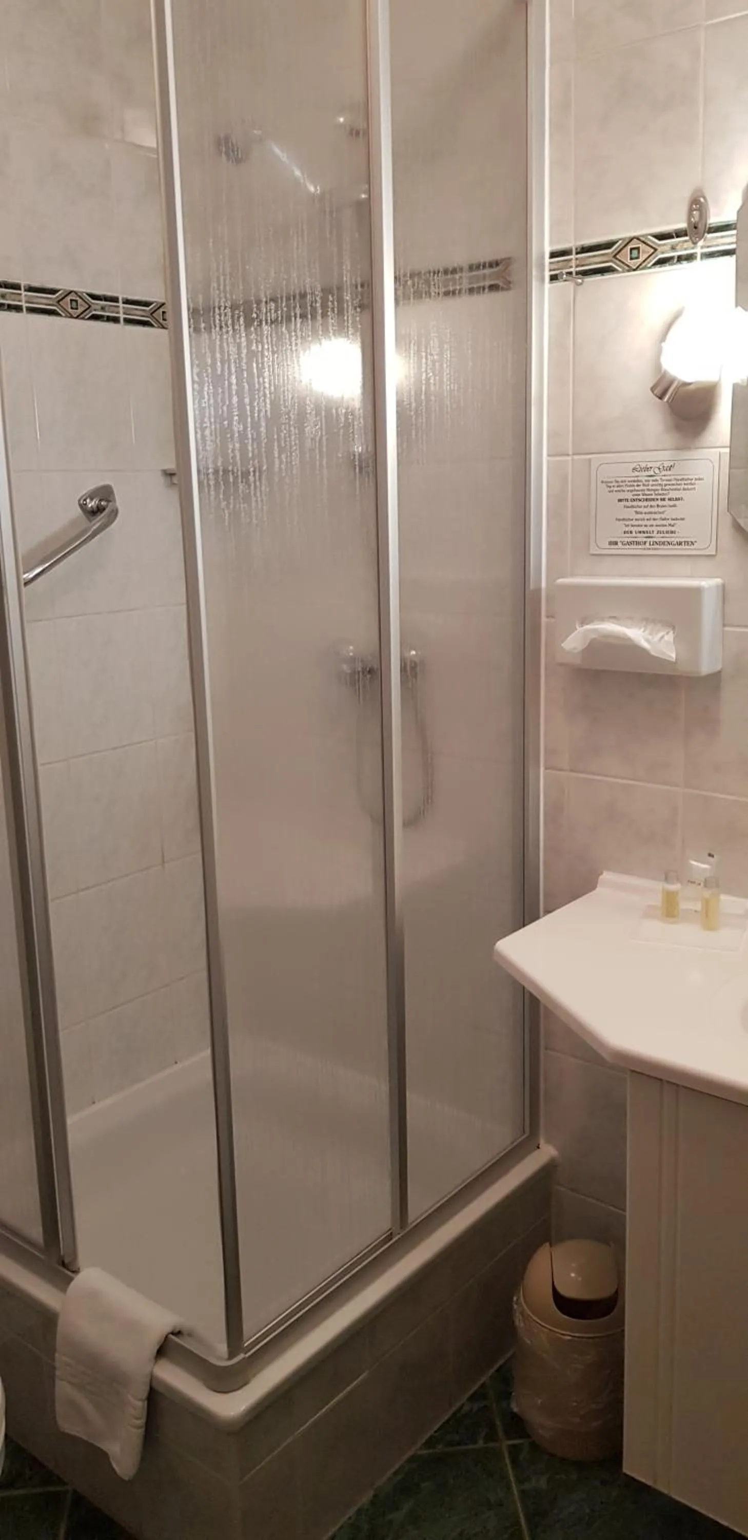 Bathroom in Hotel & Restaurant Lindengarten