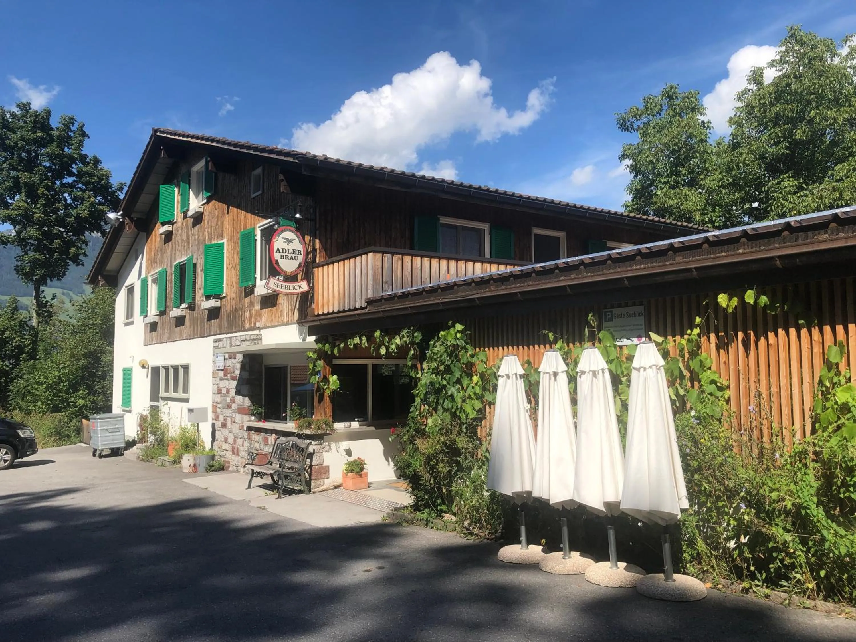 Property building in Hotel Cafe Seeblick