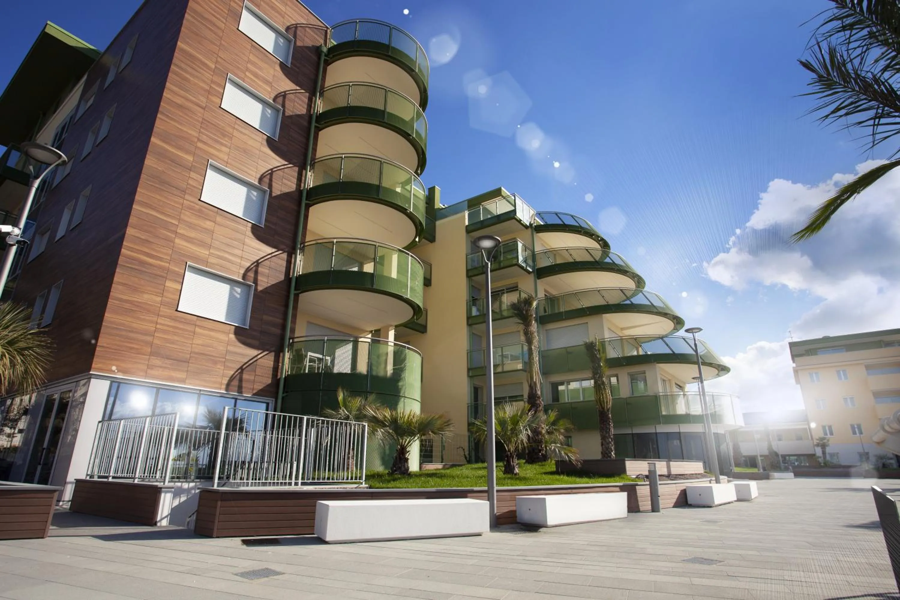 Property building in Gli Scogli Luxury Residence Hotel