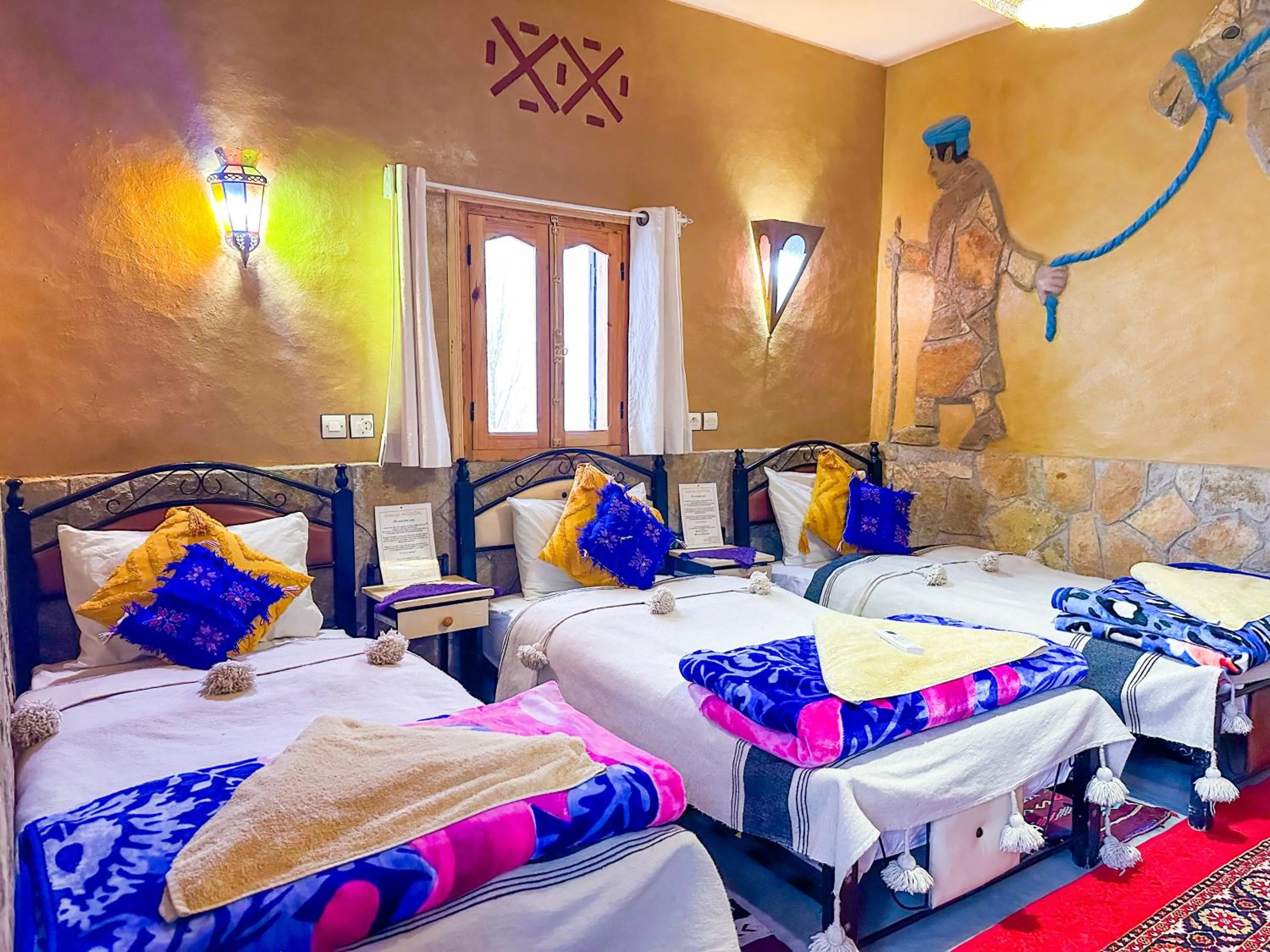 Bed in Auberge & Restaurant Agoudal