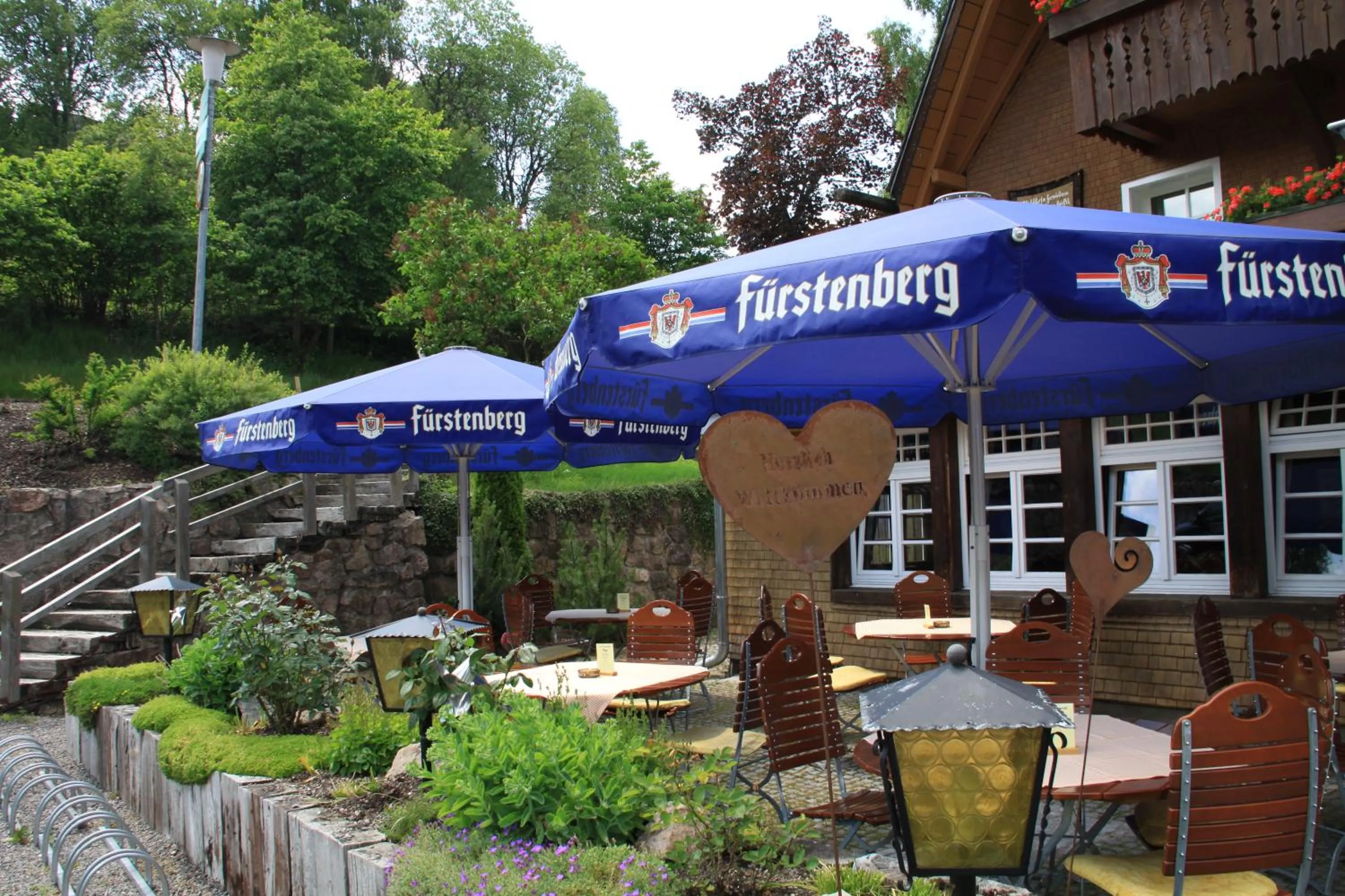 Garden in Hotel Adler Bärental