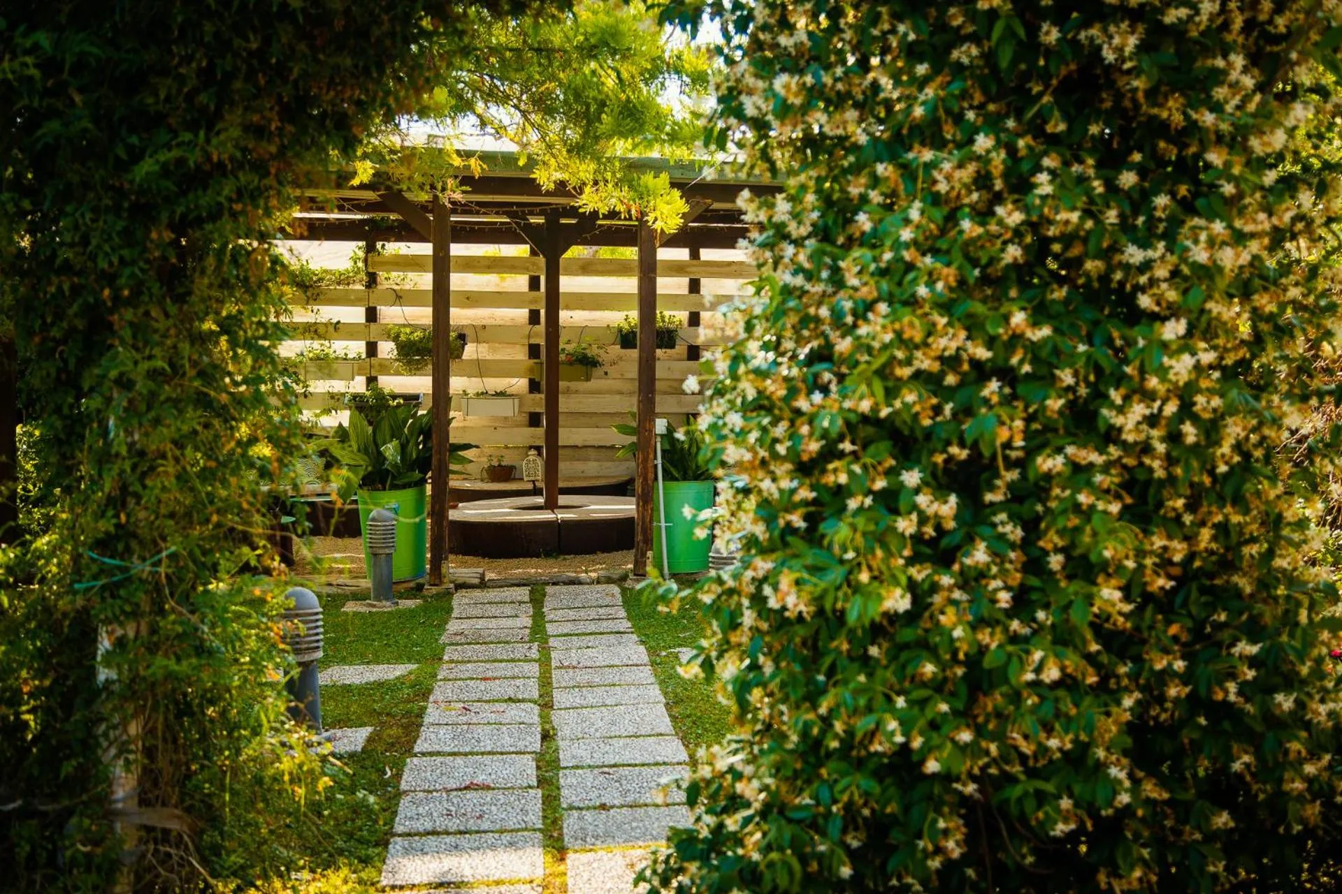 Garden in Locanda Villa Naumanni