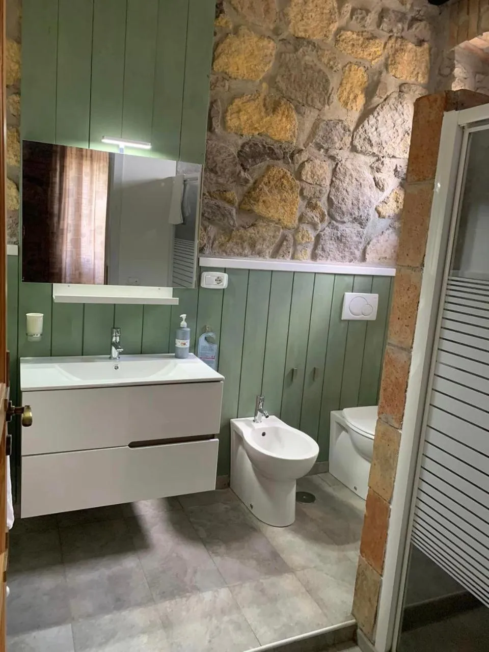 Bathroom in Locanda Villa Naumanni