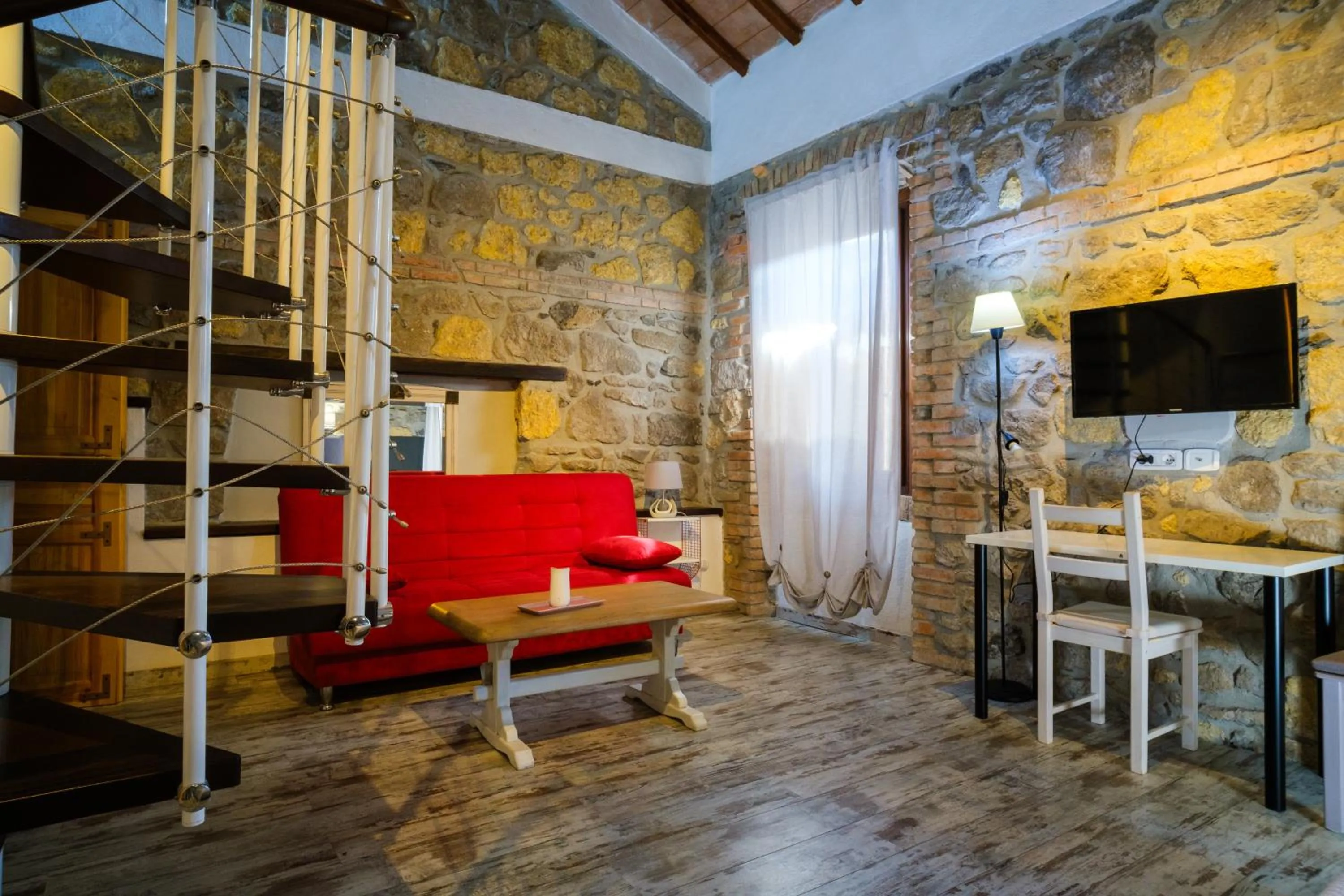 Seating area in Locanda Villa Naumanni