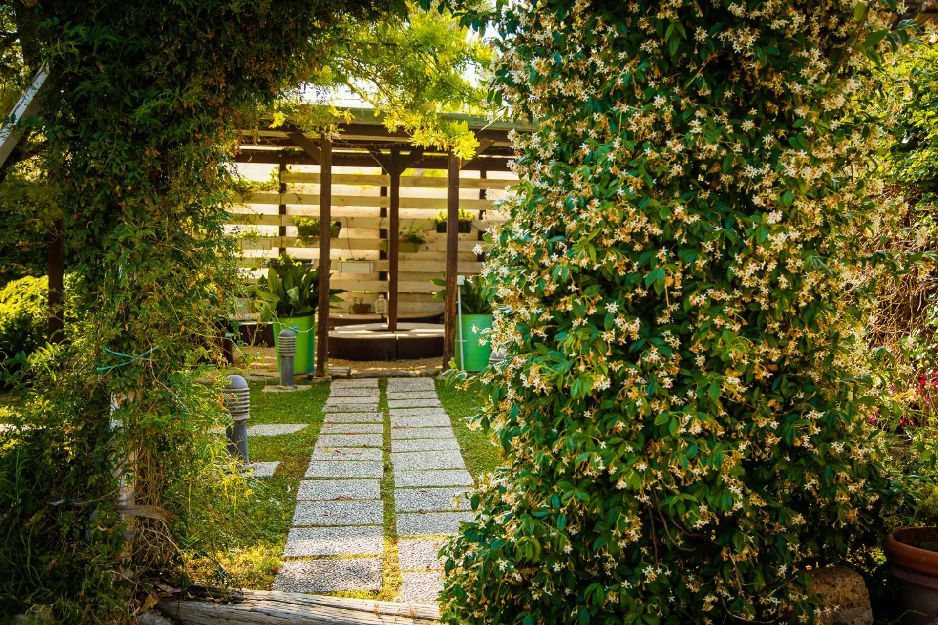 Garden in Locanda Villa Naumanni