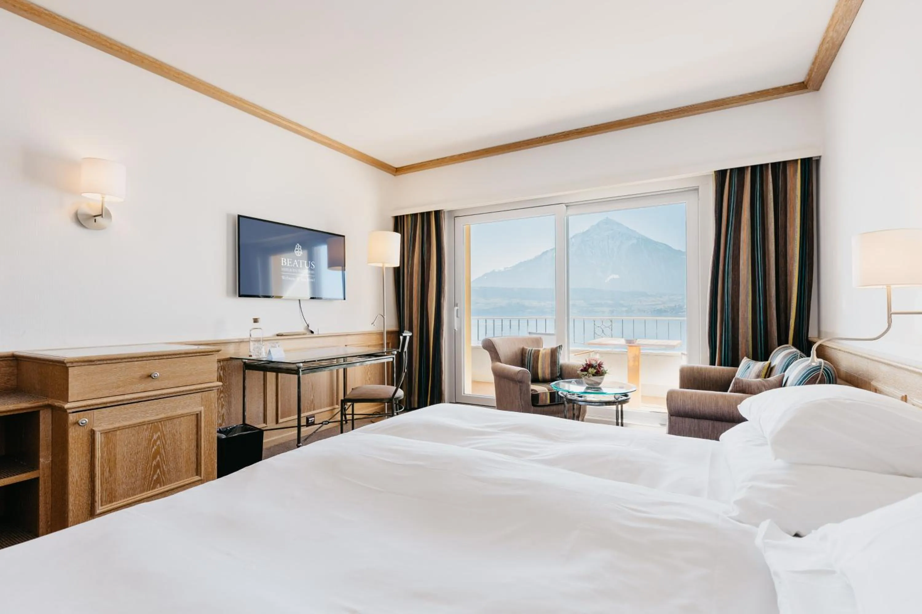 Photo of the whole room, Bed in BEATUS Wellness- & Spa-Hotel