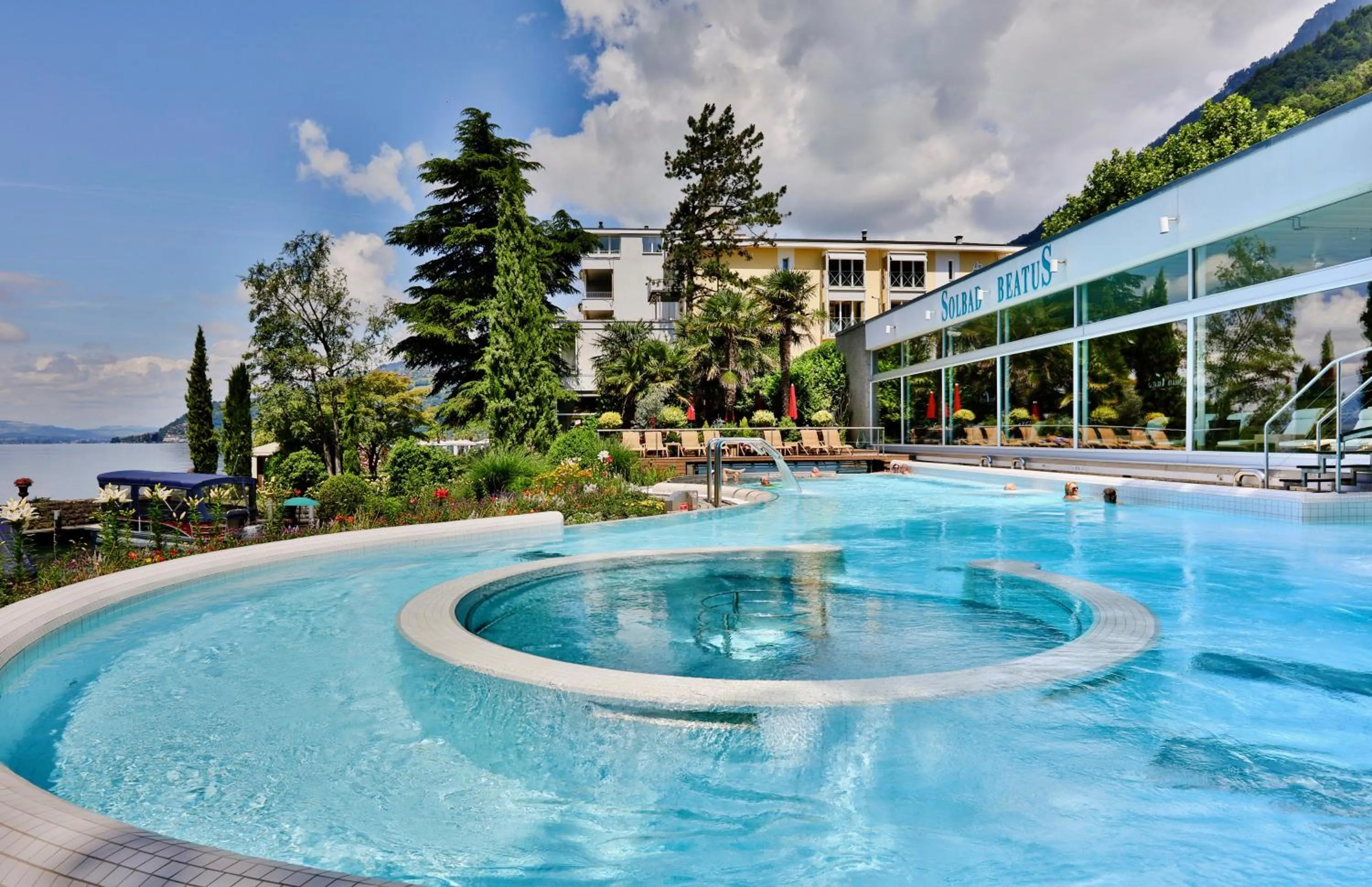 Swimming pool in BEATUS Wellness- & Spa-Hotel
