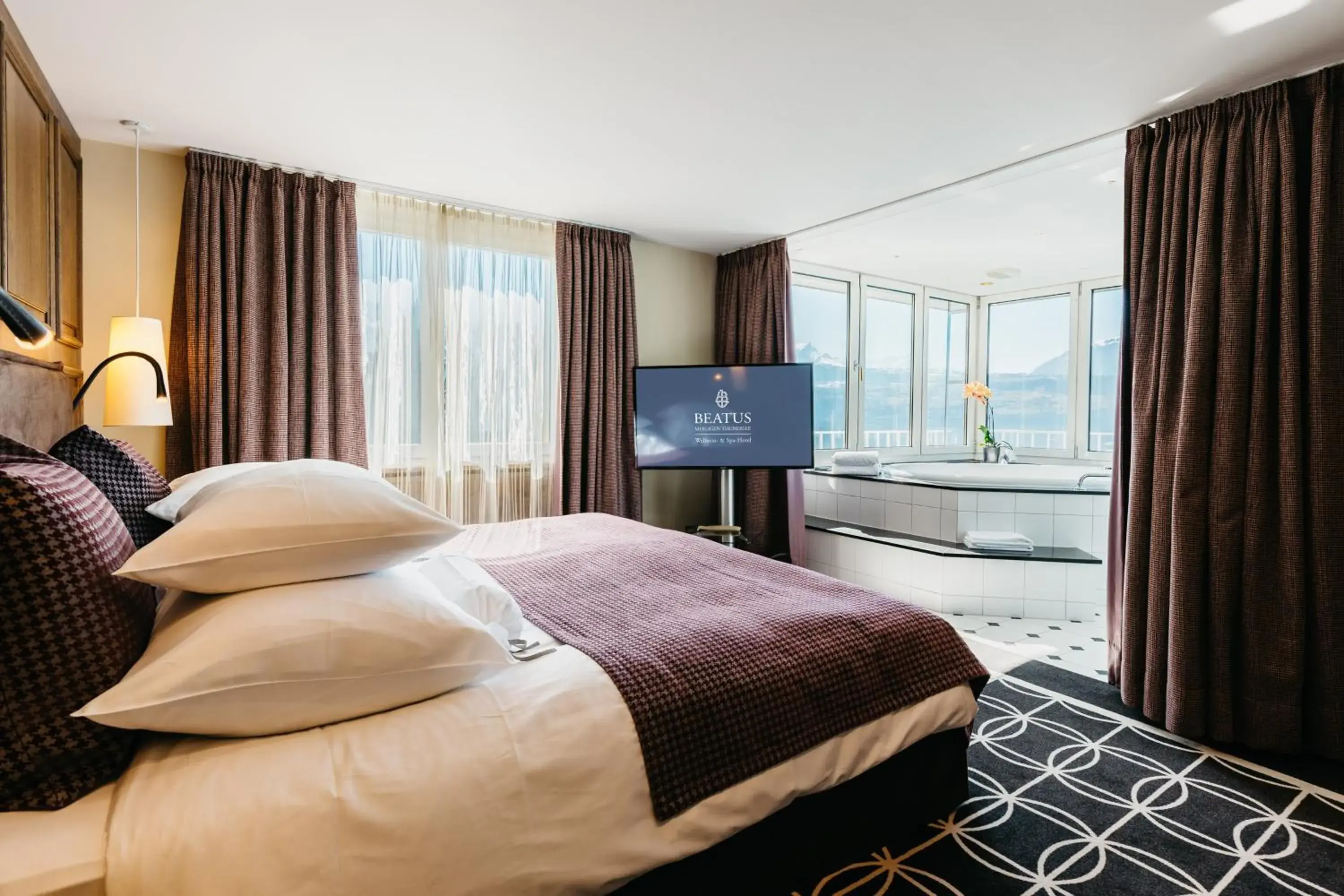 ERMITAGE Suite with Balcony and Lake View - single occupancy in BEATUS Wellness- & Spa-Hotel ERMITAGE Suite with Balcony and Lake View - single occupancy in BEATUS Wellness- & Spa-Hotel